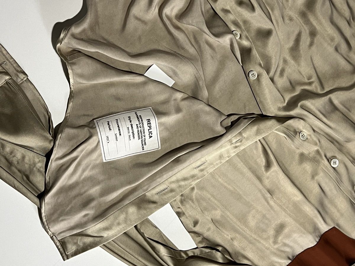 Maison Margiela 18ad Replica Satin Shirt Size 40L - 9 Thumbnail