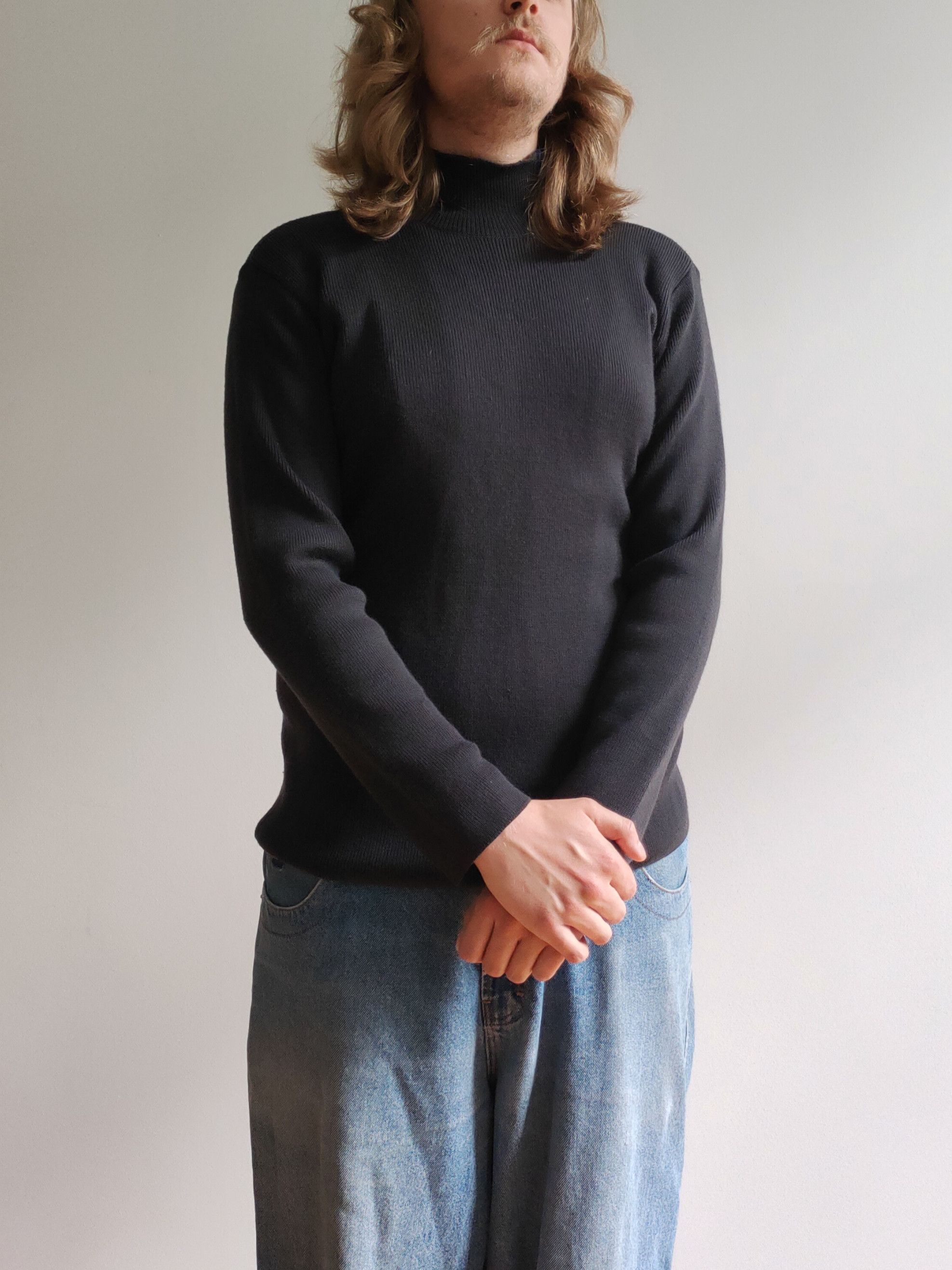 Emporio Armani 90s Vintage Emporio Armani Turtleneck Sweater Size US L / EU 52-54 / 3 - 8 Thumbnail