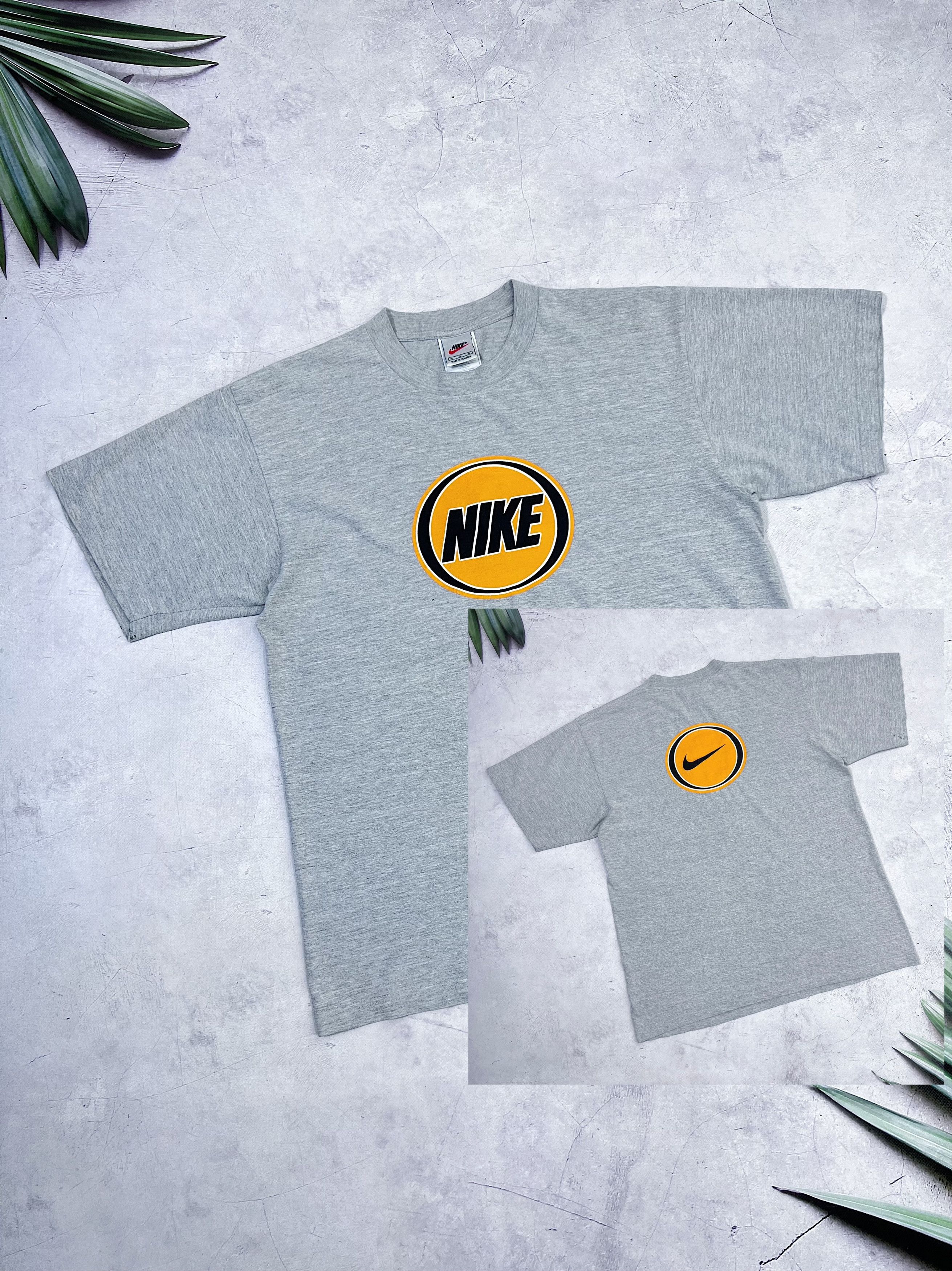 Nike × Vintage Vintage Nike T-Shirt Basketball Big Swoosh Logo Size US M / EU 48-50 / 2 - 1 Thumbnail