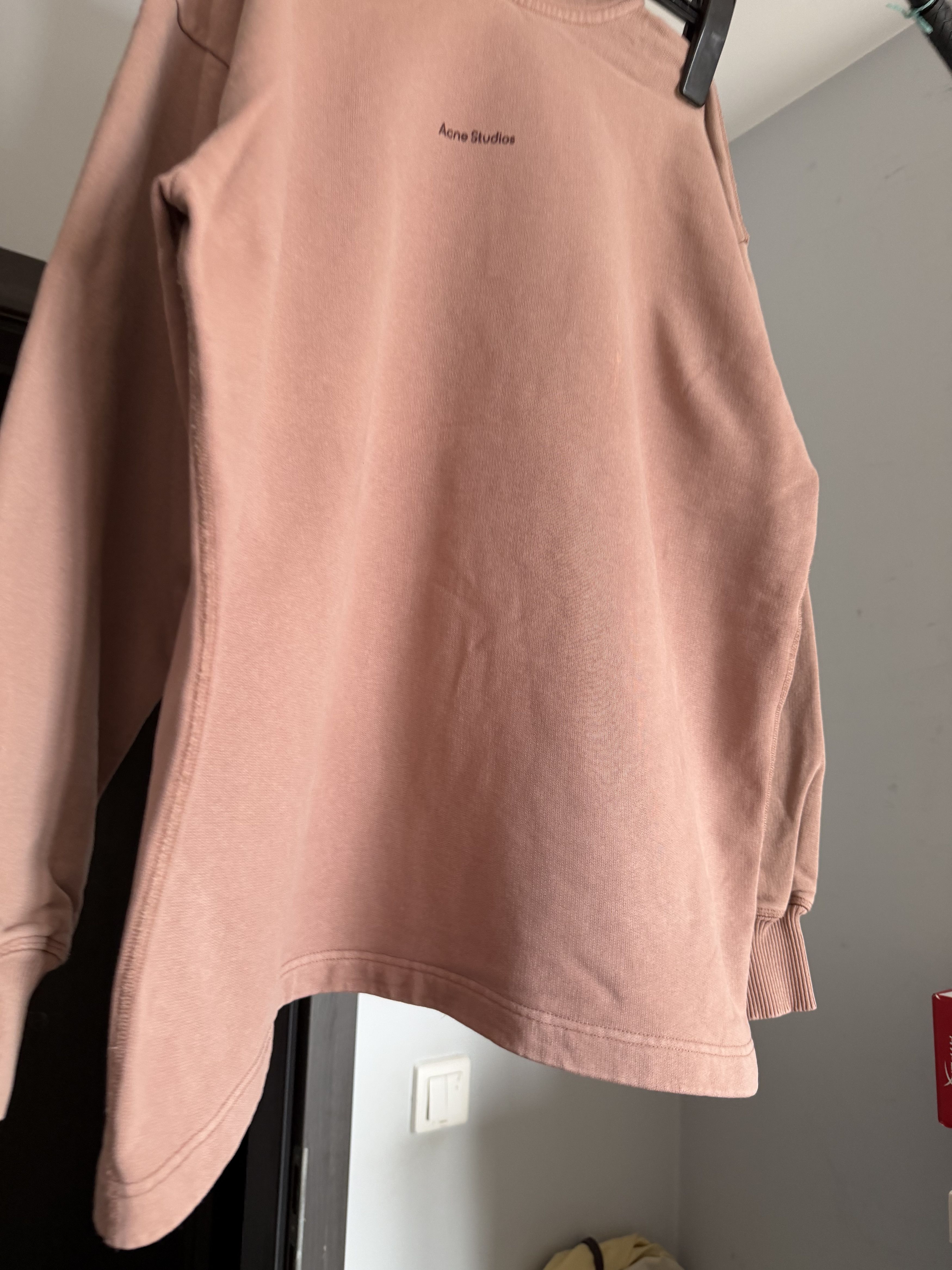 Acne Studios Acne Studios Mini Logo pink hoodie Size US S / EU 44-46 / 1 - 2 Thumbnail
