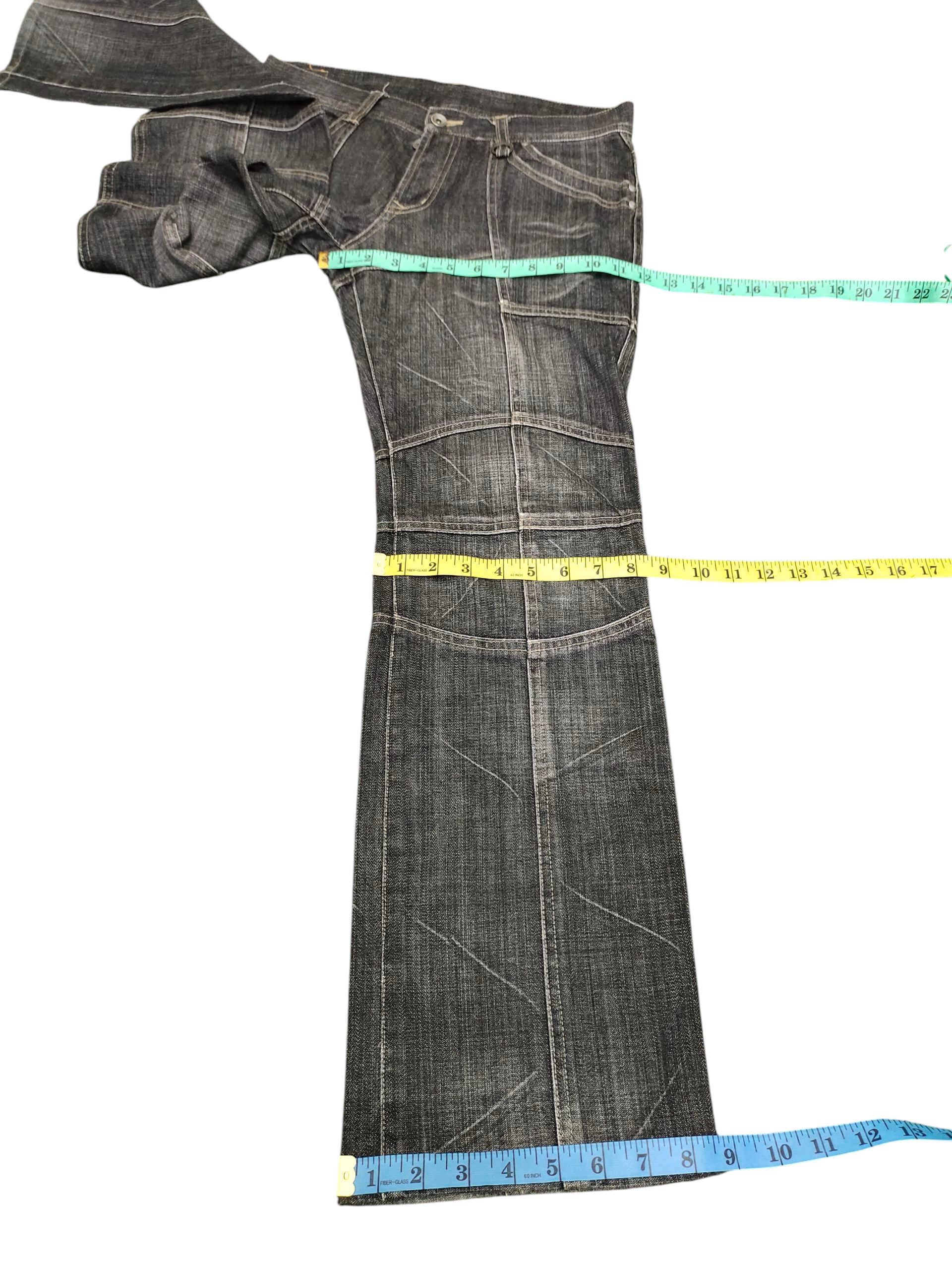 Tornado Mart Nicole Club For Men Jeans- Hagi Patchwork Denim Size US 32 / EU 48 - 16 Thumbnail