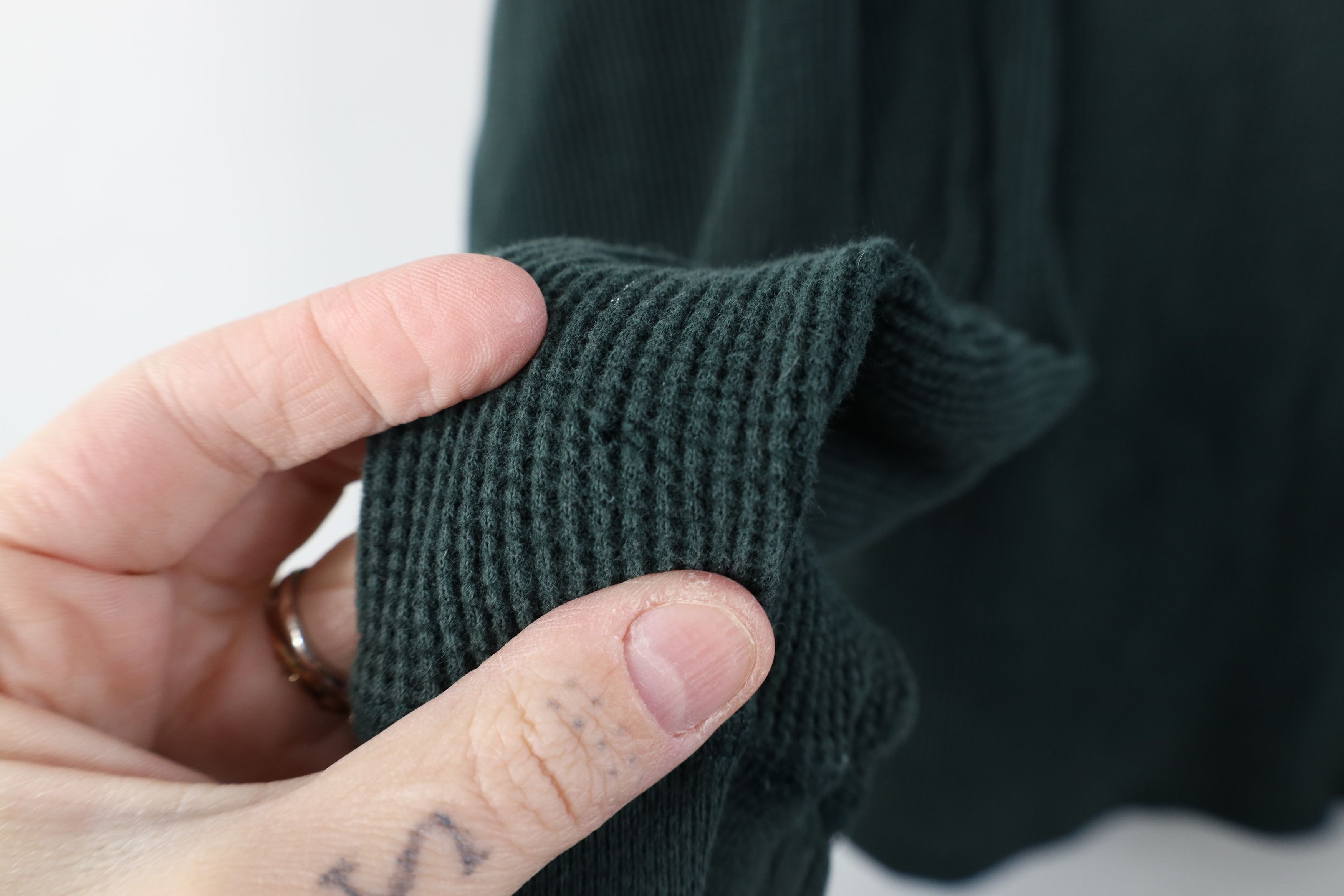 Vintage Vintage 90s Streetwear Knit Long Sleeve Henley T-Shirt Size US L / EU 52-54 / 3 - 7 Thumbnail