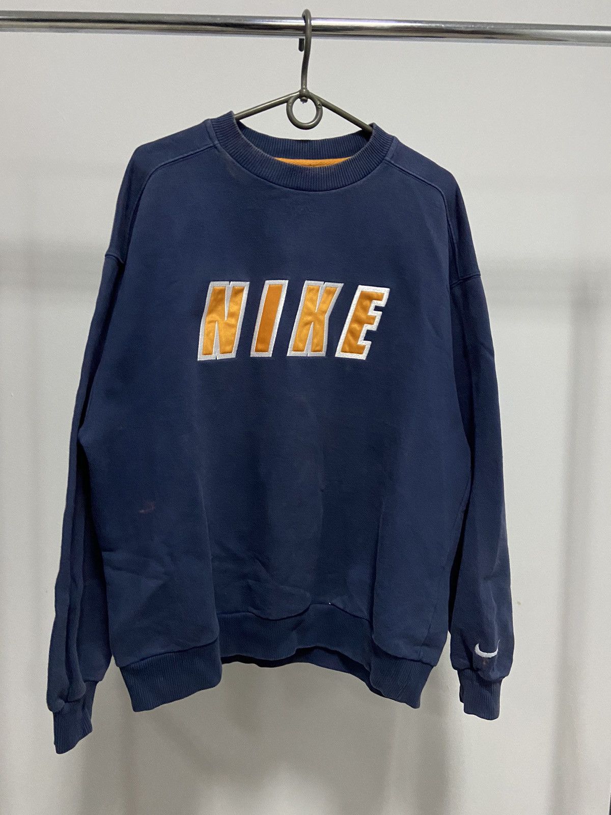Nike Sweatshirt big spell out Logo Vintage 90s