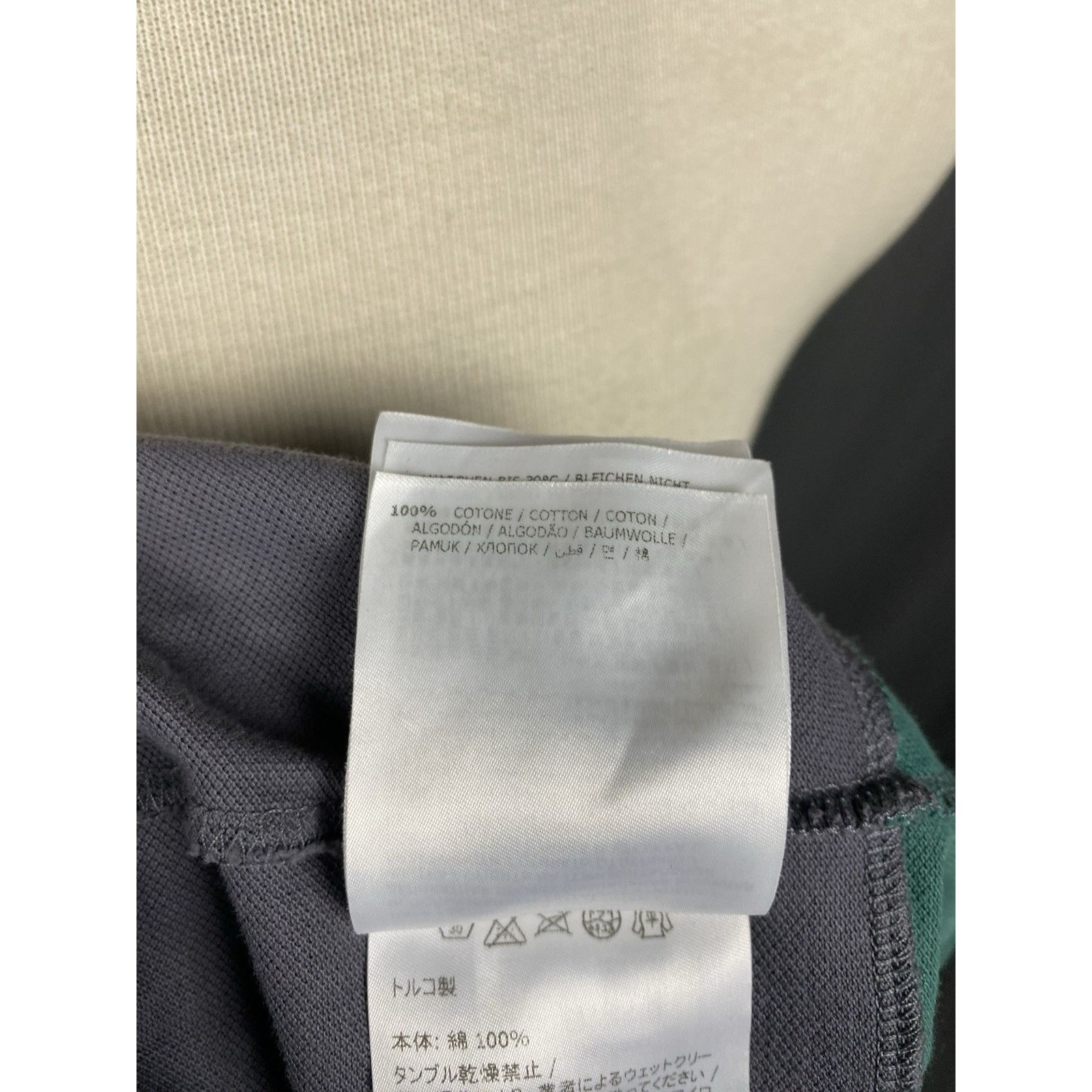 Moncler Moncler Maglia Men's Gray Polo T-Shirt Size L Size US L / EU 52-54 / 3 - 13 Thumbnail