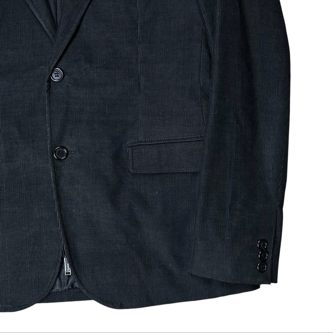 Dirk Bikkembergs Dirk Bikkembergs Leather Applicated Corduroy Blazer Size US S / EU 44-46 / 1 - 4 Thumbnail