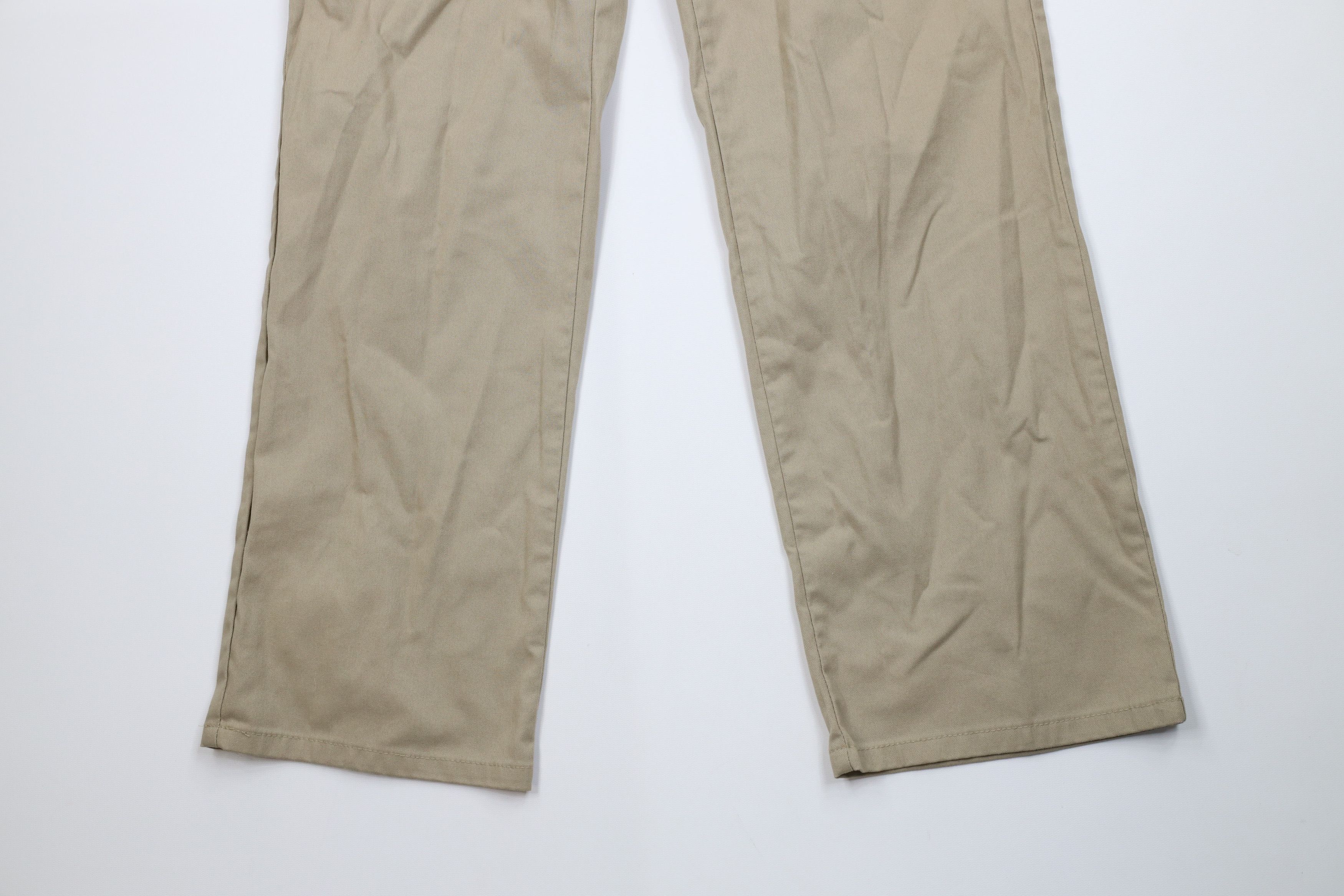 Dickies Vintage Y2K Dickies Spell Out Wide Leg Cargo Pants Beige Size 34" / US 12 / IT 48 - 4 Thumbnail