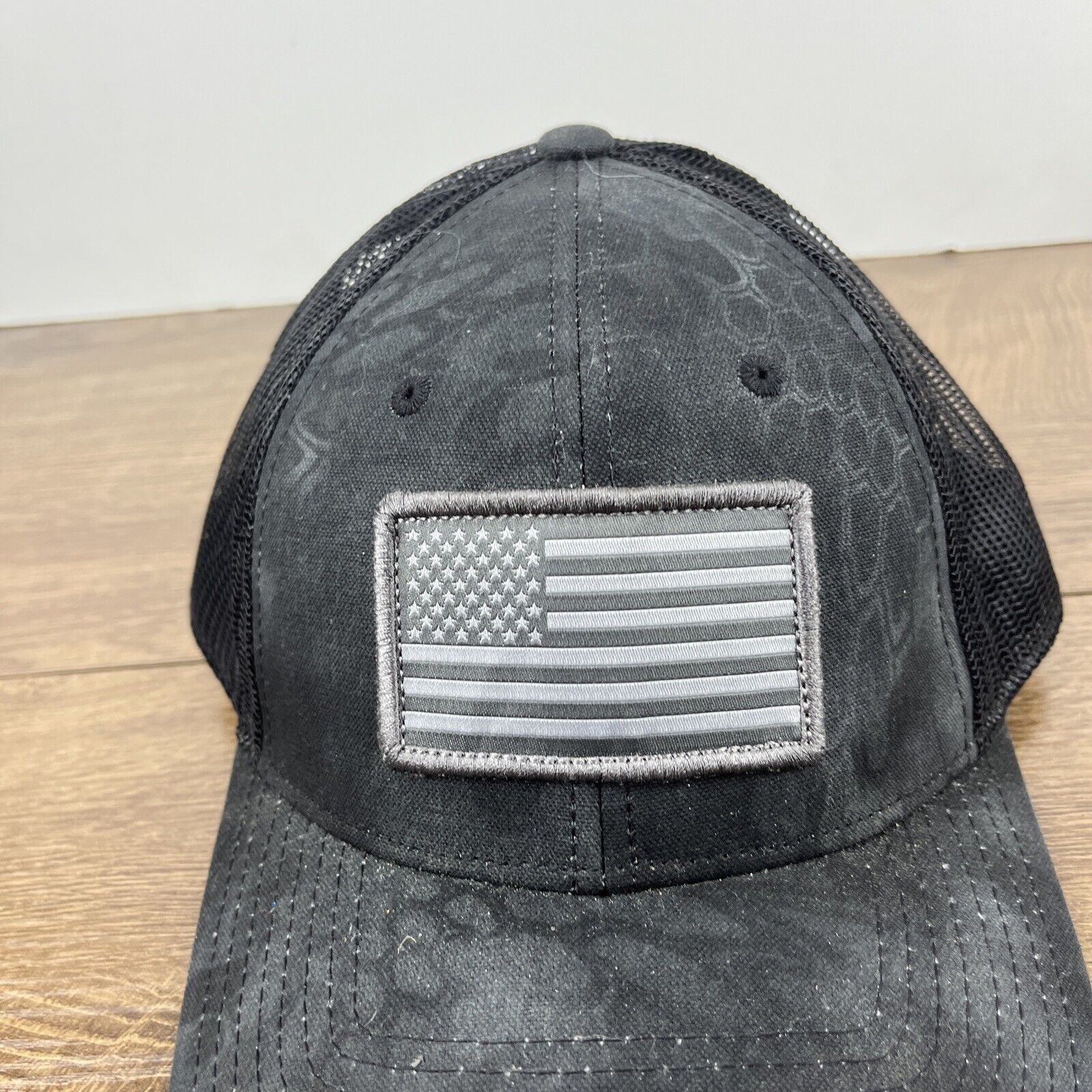 Other USA Flag Snapback Hat American Flag Gray Hat Adjustable Adul Size ONE SIZE - 7 Thumbnail