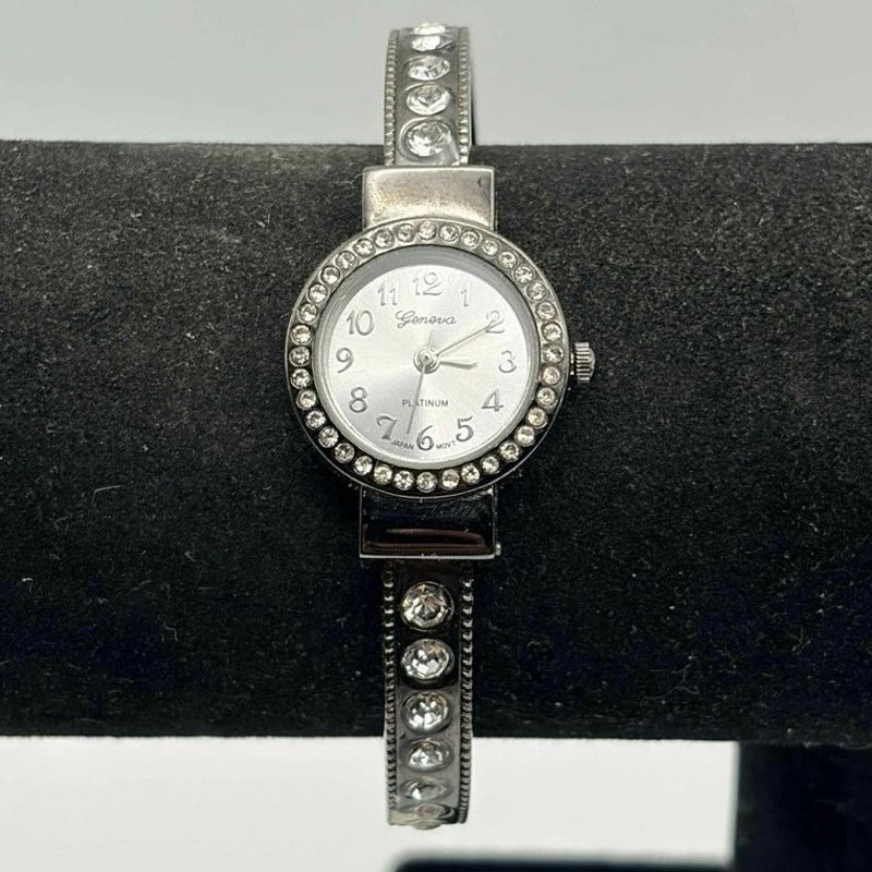 Geneva Black Geneva Cuff Watch Size ONE SIZE - 1 Thumbnail