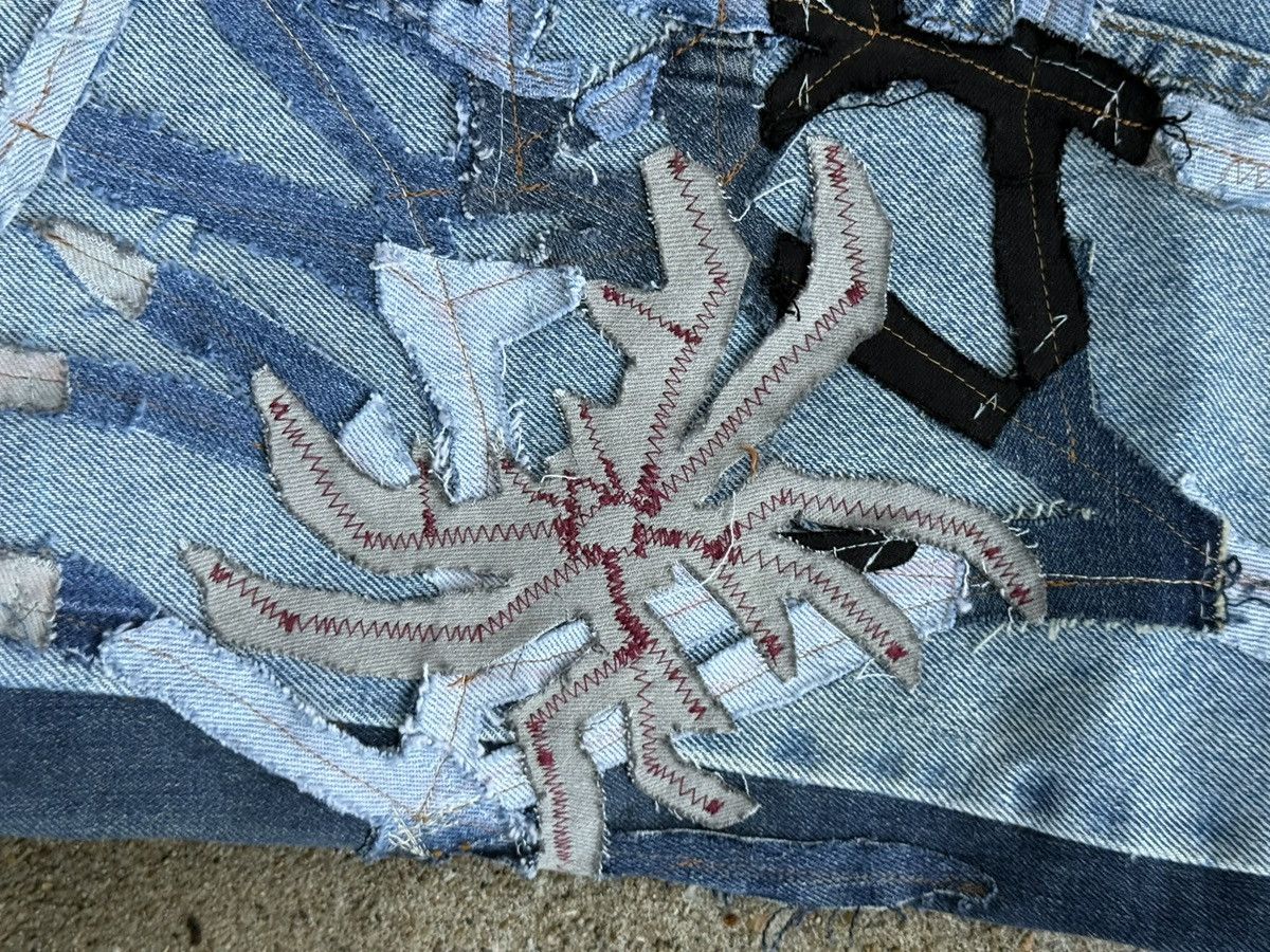 Bdg Custom Rework Distressed Spider Web Straight Fit Size US 28 / EU 44 - 9 Thumbnail