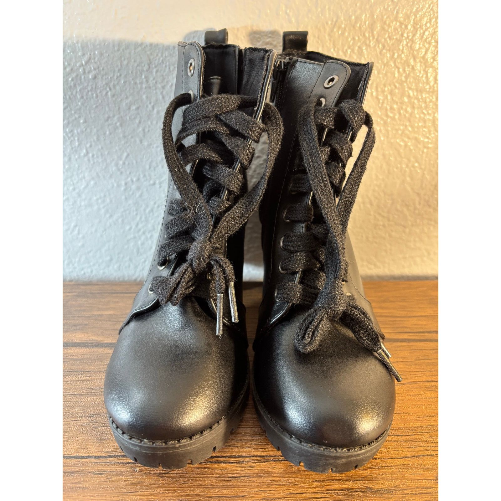 The Unbranded Brand Time and Tru Moto Booties Size 7 Size US 7 / IT 37 - 3 Thumbnail