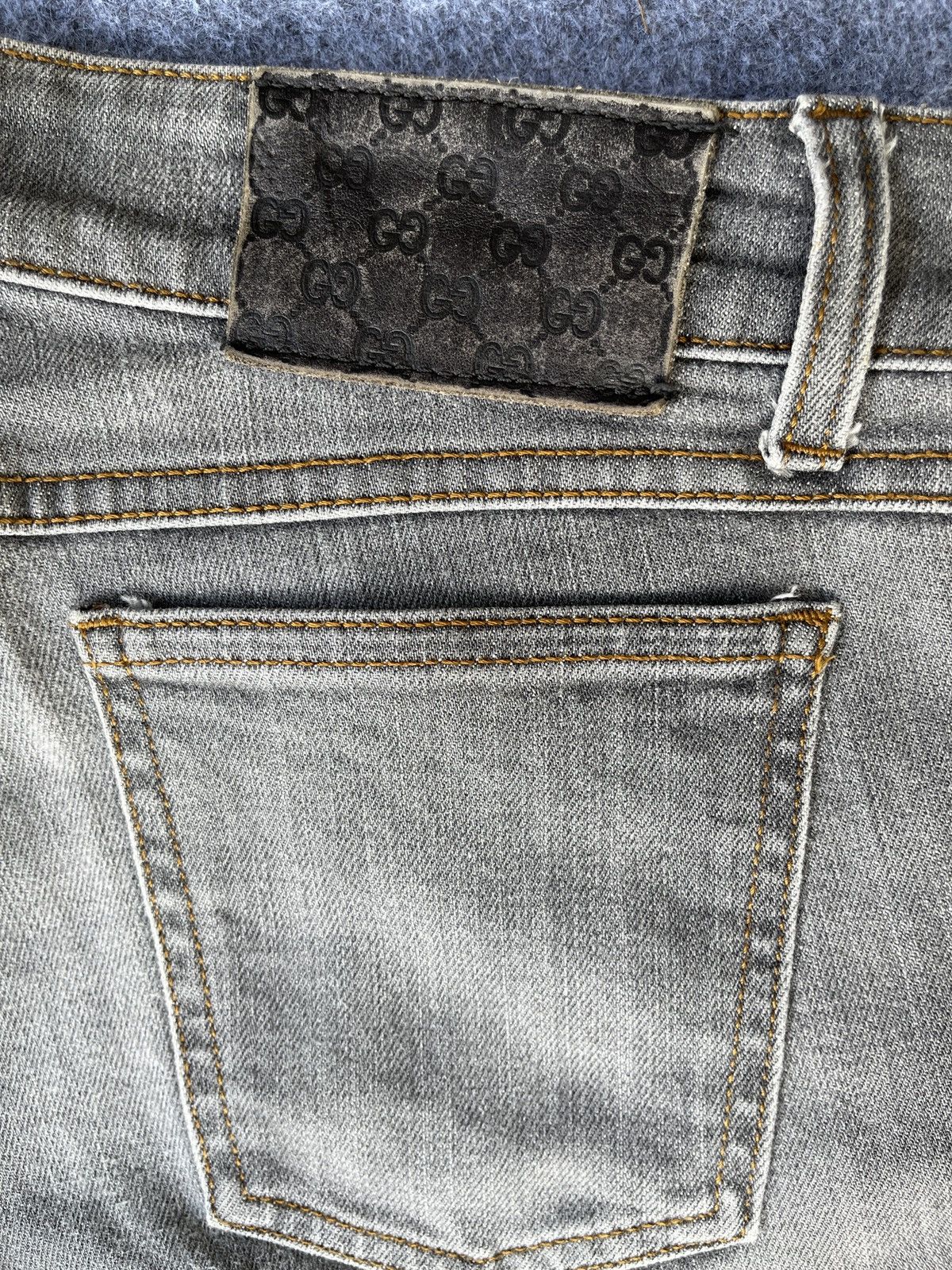 Gucci Vintage🔥Gucci🔥Flared Elastane Denim Y2k Size 29" - 17 Thumbnail