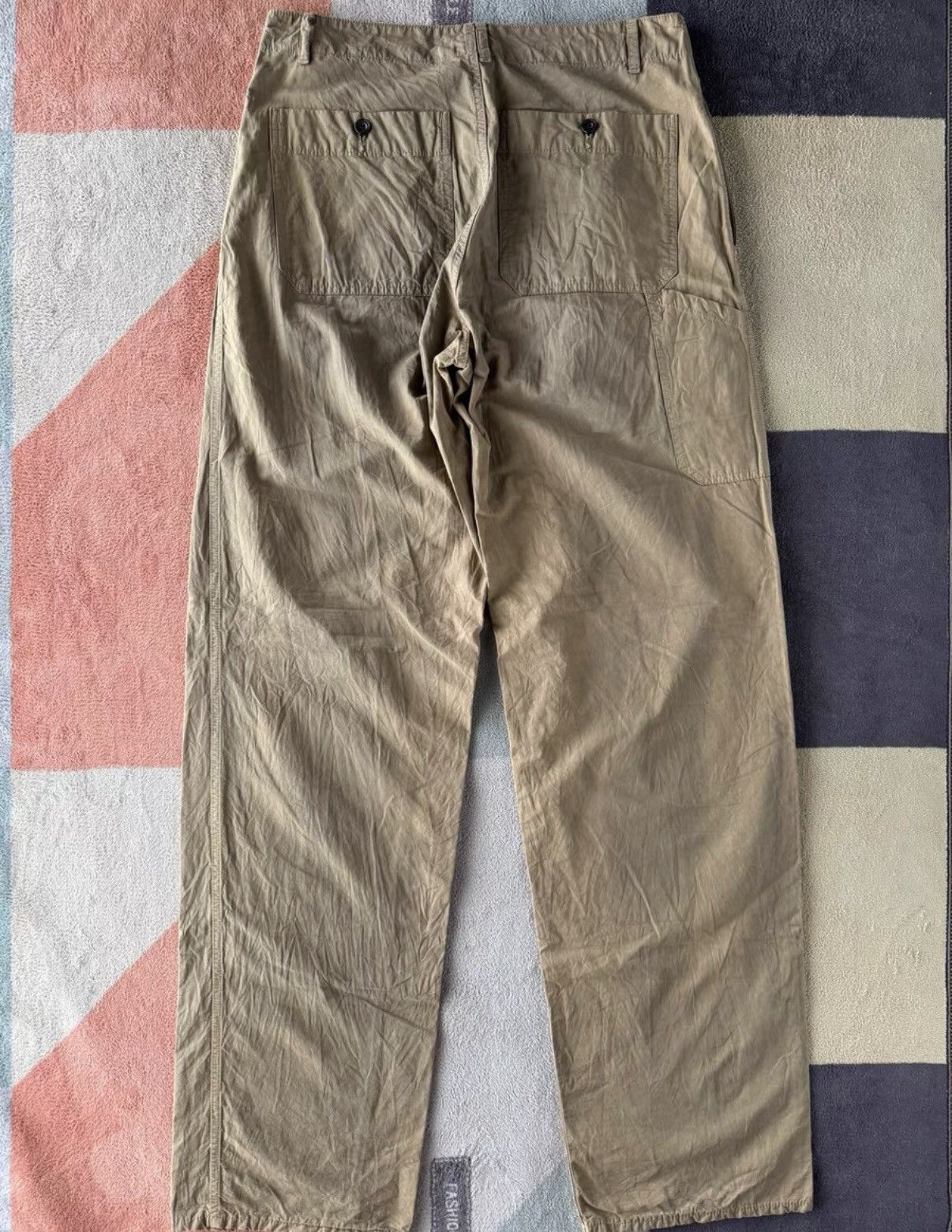RRL Ralph Lauren RRL Cotton Linen Casual Pants by Ralph Lauren Double RL K22 Size US 30 / EU 46 - 4 Thumbnail