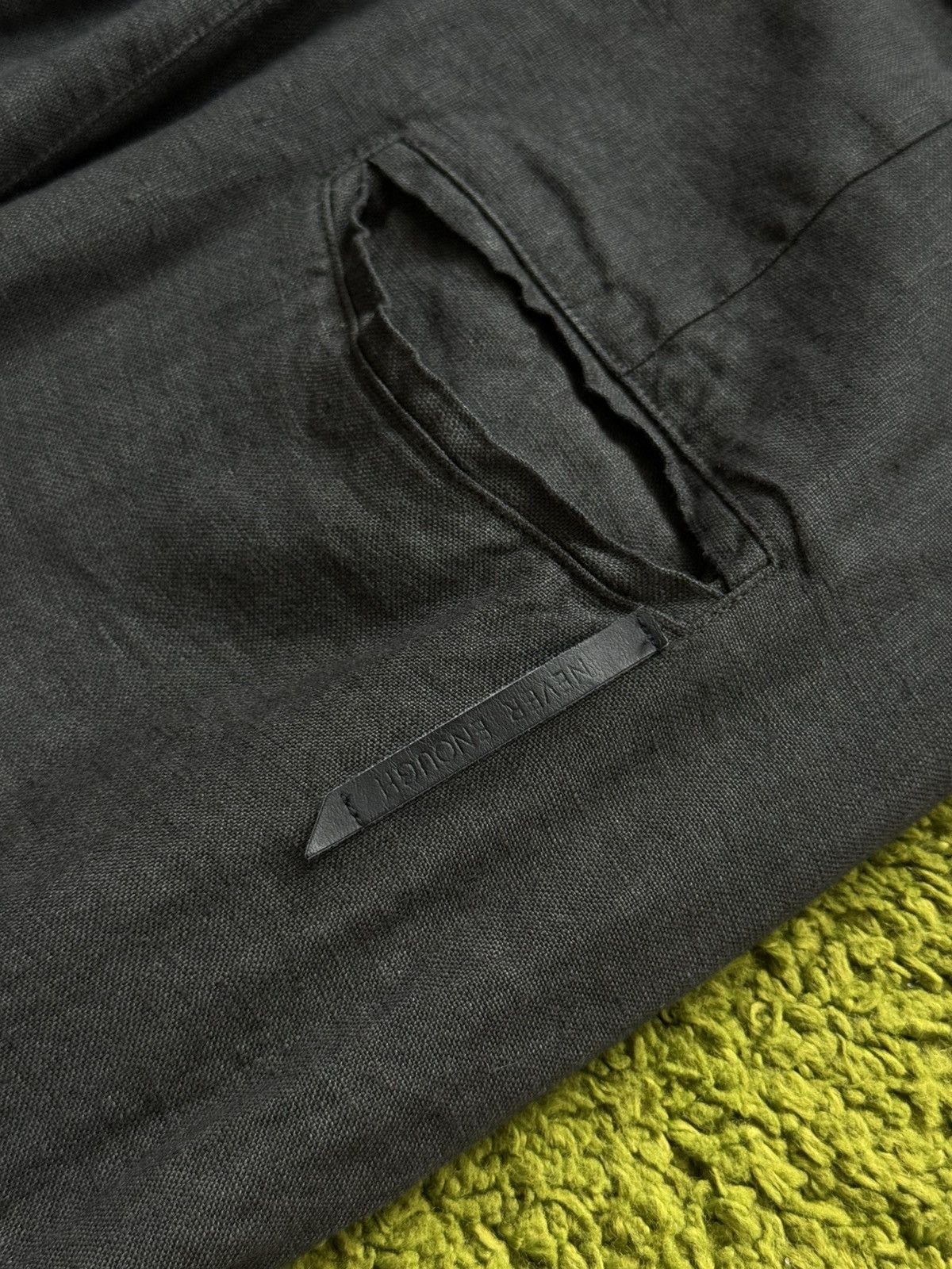 Army Of Me Never Enough avant garde linen cargo pants Size 28" / US 6 / IT 42 - 7 Thumbnail