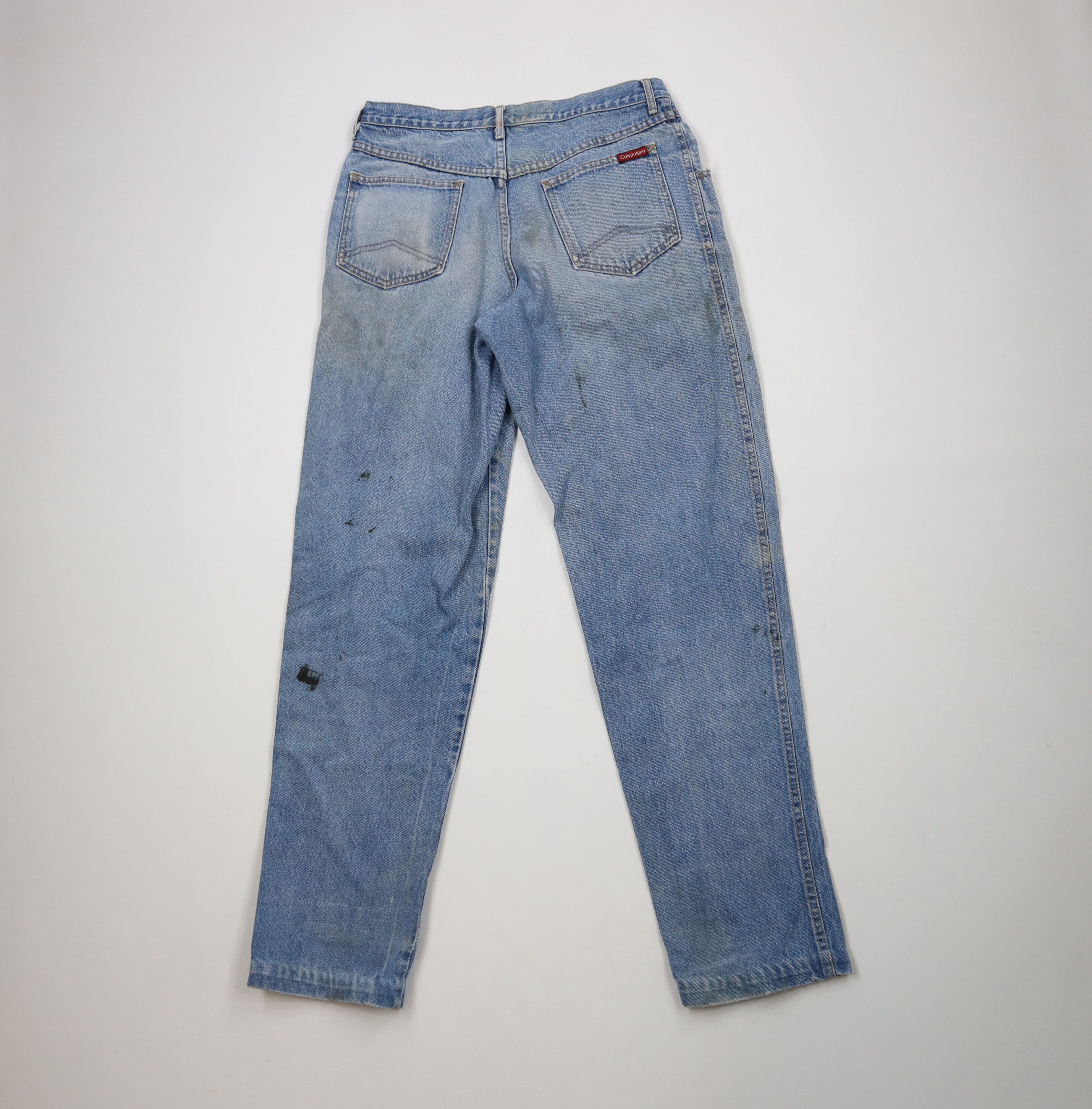Calvin Klein × Vintage Vintage 90s Calvin Klein Tapered Leg Denim Jeans Blue USA Size US 32 / EU 48 - 12 Thumbnail