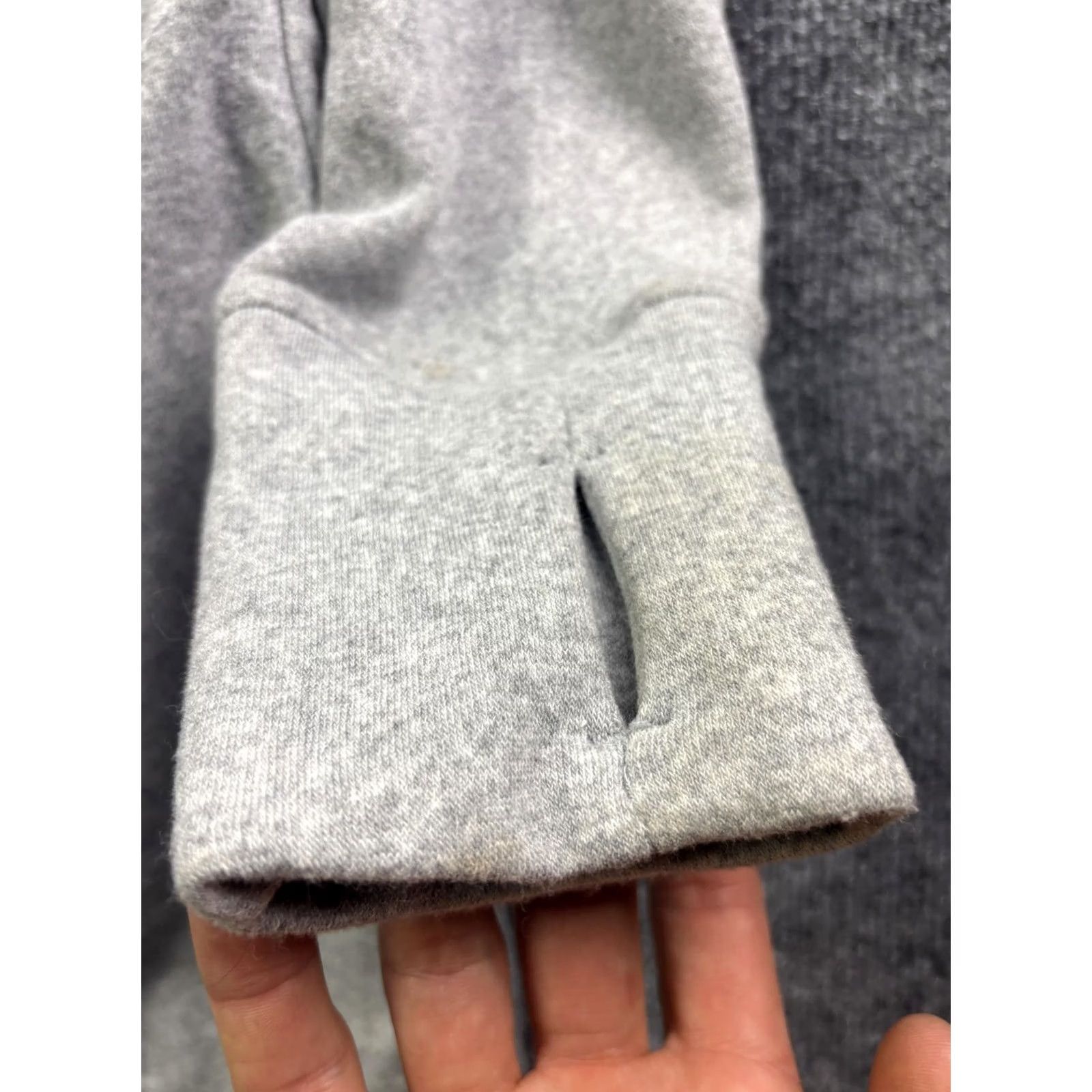 Athleta Athleta Sweatshirt Womens L Gray Fleece Cowl Neck Pullover Thermal Raglan Classic Sweatshirt L Women's Size L / US 10 / IT 46 - 7 Thumbnail