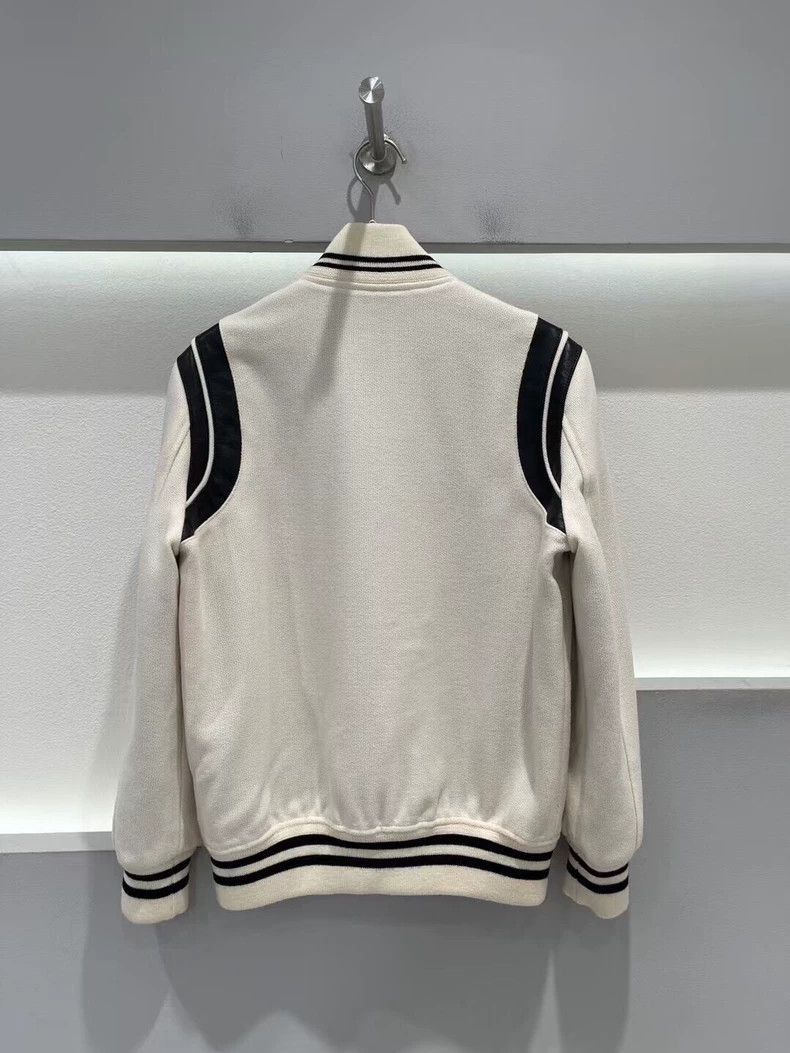 Saint Laurent Paris Saint Laurent Paris Wool baseball jacket-2506 Size US S / EU 44-46 / 1 - 2 Thumbnail