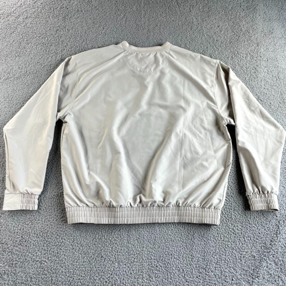 Nike VINTAGE Nike Jacket Mens Large Ivory Windbreaker Golf Outdoors Pullover Sweater Vtg Size US L / EU 52-54 / 3 - 2 Thumbnail