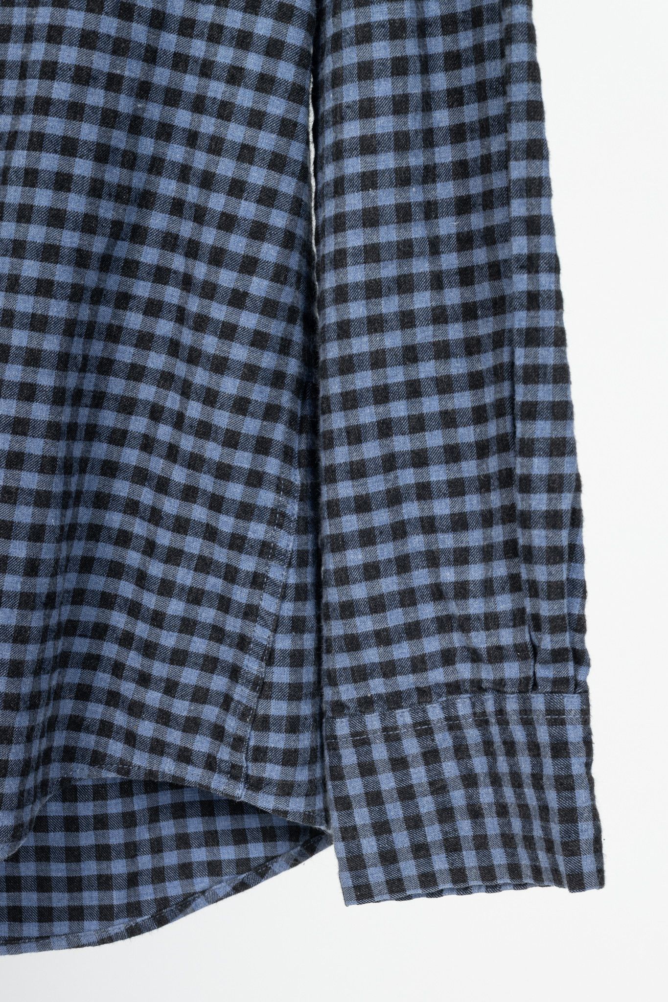 Paul Smith Paul by Paul Smith Blue Plaid Cotton-Flannel Buttoned Shirt Size S / US 4 / IT 40 - 6 Thumbnail