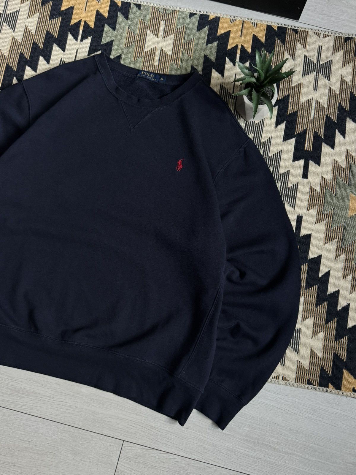 Polo Ralph Lauren Vintage Polo Ralph Lauren Navy Sweatshirt Size US XL / EU 56 / 4 - 3 Thumbnail