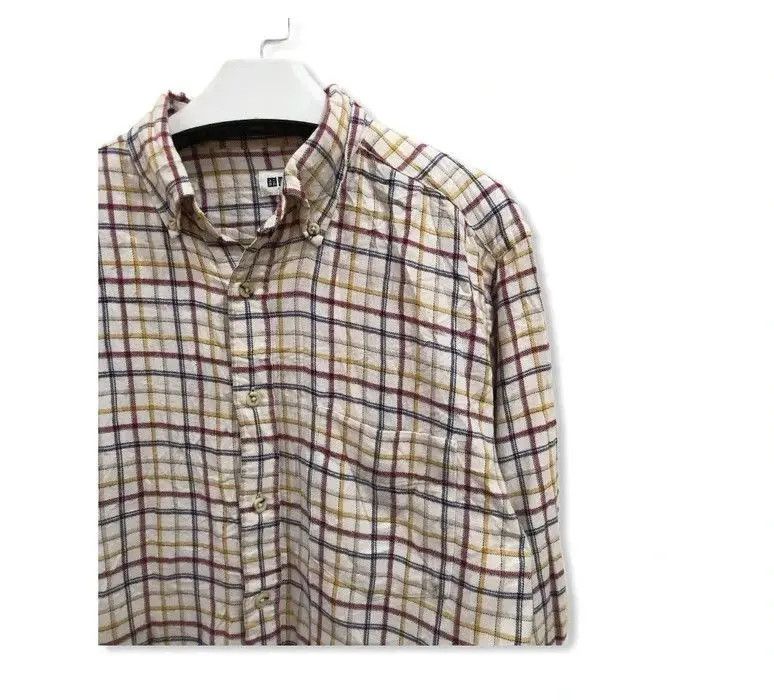 Flannel × Japanese Brand Japanese Brand Uniqlo Plaid Tartan Flannel Shirt 👕 Size US M / EU 48-50 / 2 - 2 Thumbnail