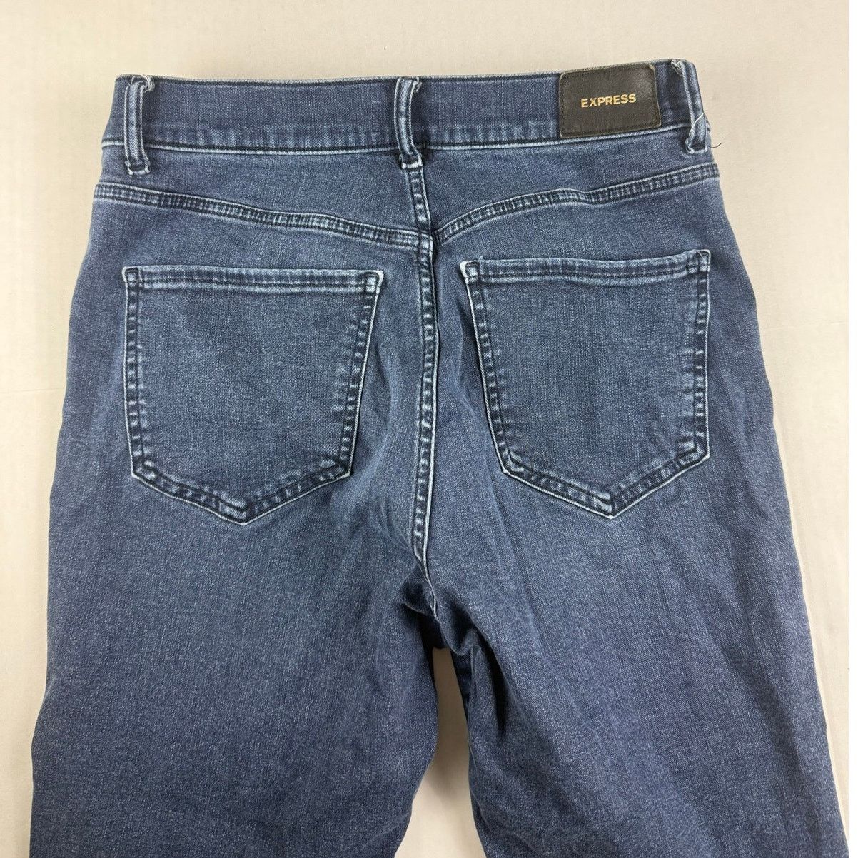 Express Express Skinny High Rise Jeans - Women's Size 8R, Blue Size 30" / US 8 / IT 44 - 9 Thumbnail