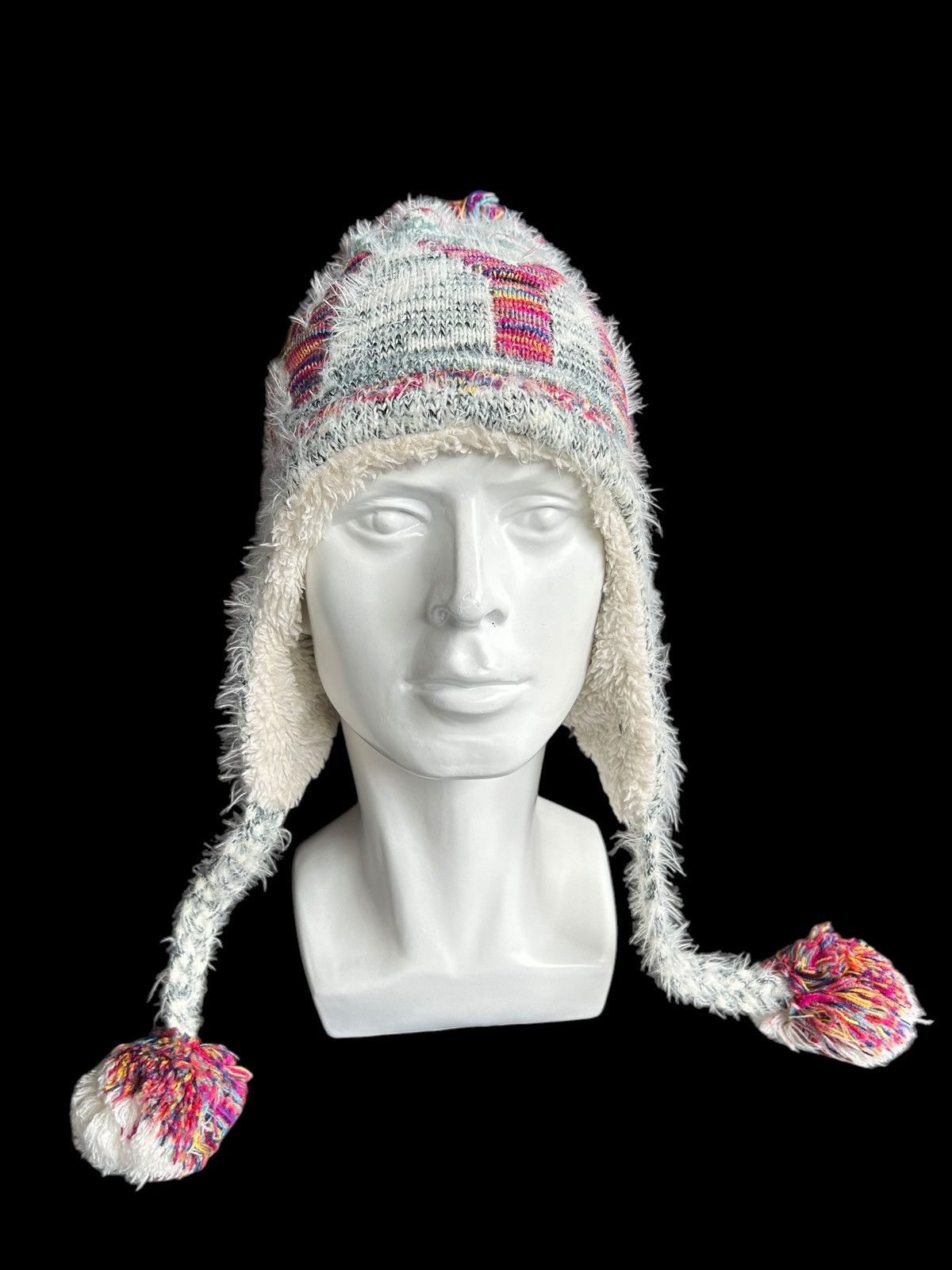 Japanese Brand × Kapital × Vintage Robin Ruth Mohair Fur Mohawk Beanie Hats Size ONE SIZE - 3 Thumbnail