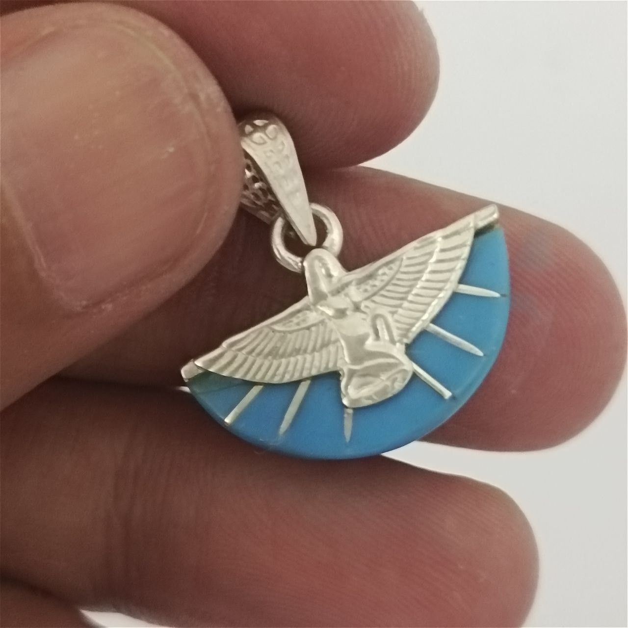 Other Handmade 925 Sterling Silver Egyptian Isis pendant Size ONE SIZE - 7 Thumbnail