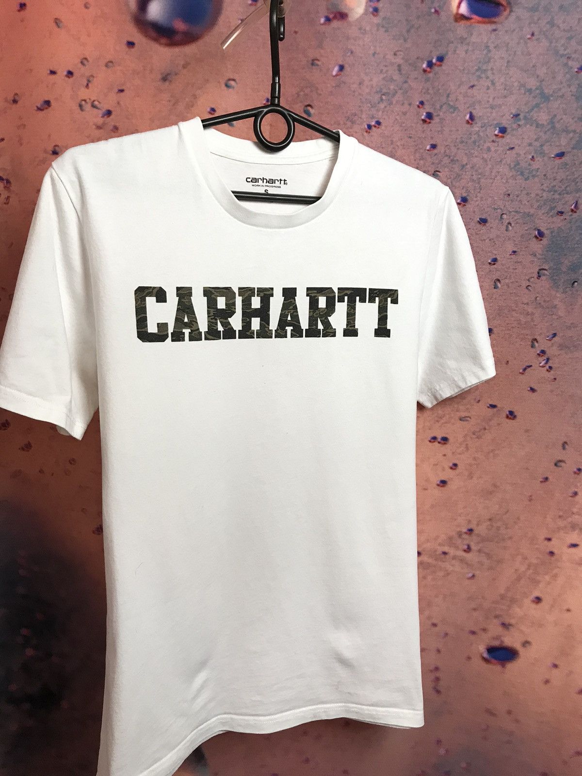 Carhartt Carhartt Wip streetwear big logo tee Size US S / EU 44-46 / 1 - 2 Thumbnail
