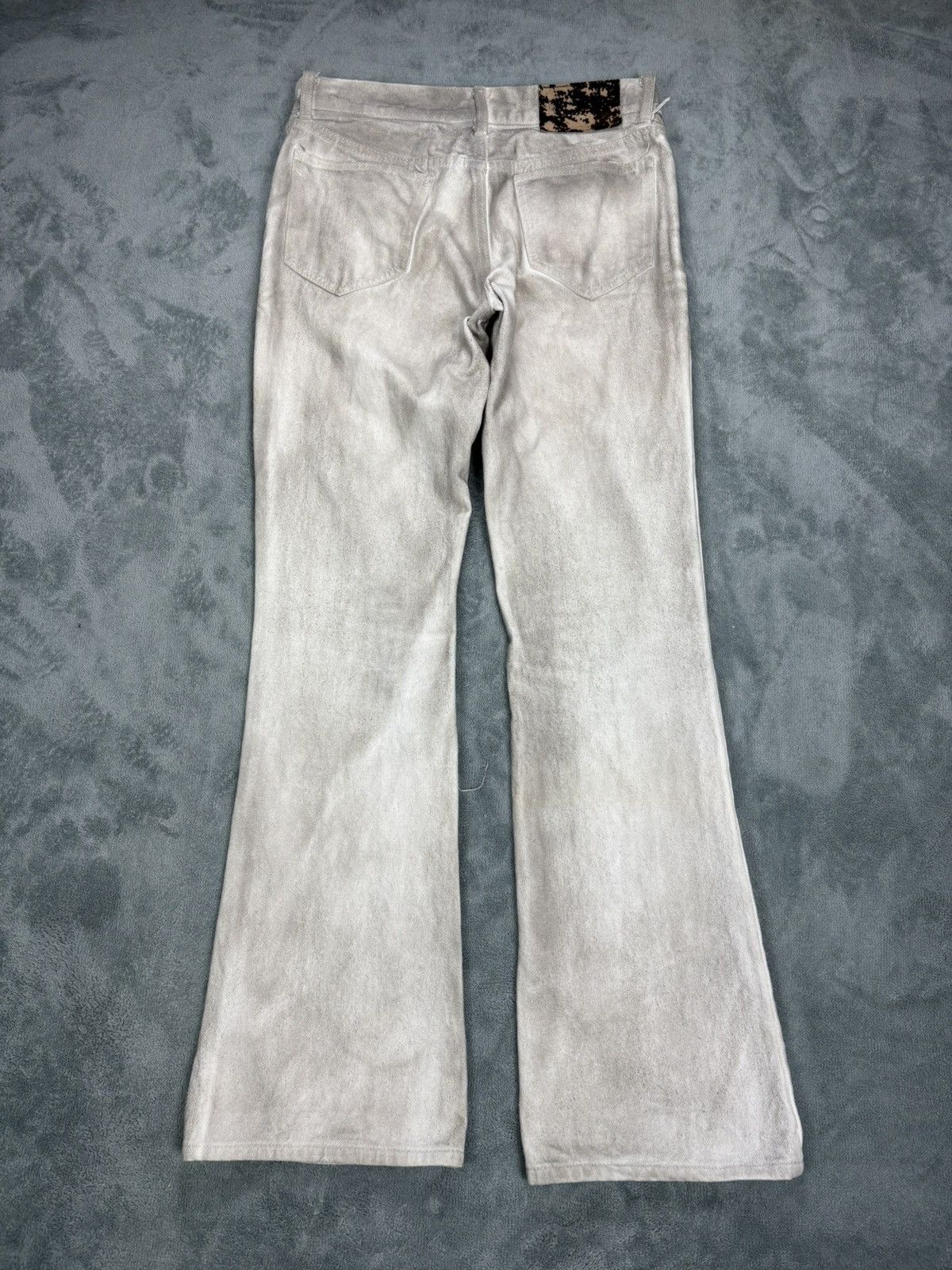 Le Grande Bleu (L.G.B.) Shellac Flared Pants. S0227 Size US 29 - 8 Thumbnail