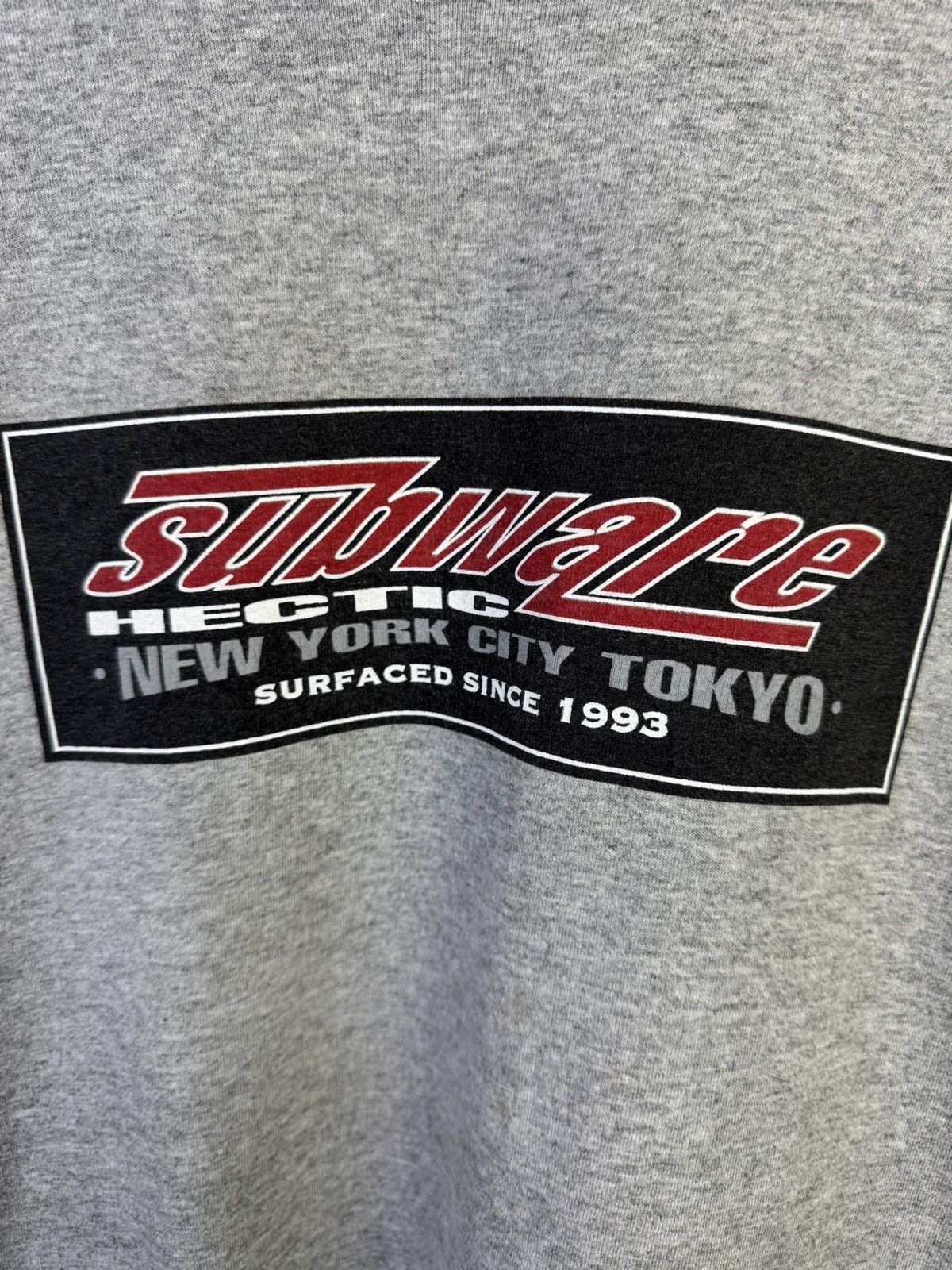 Vintage Vintage SUBWARE HECTIC New York City Tokyo Tee Size US L / EU 52-54 / 3 - 3 Thumbnail