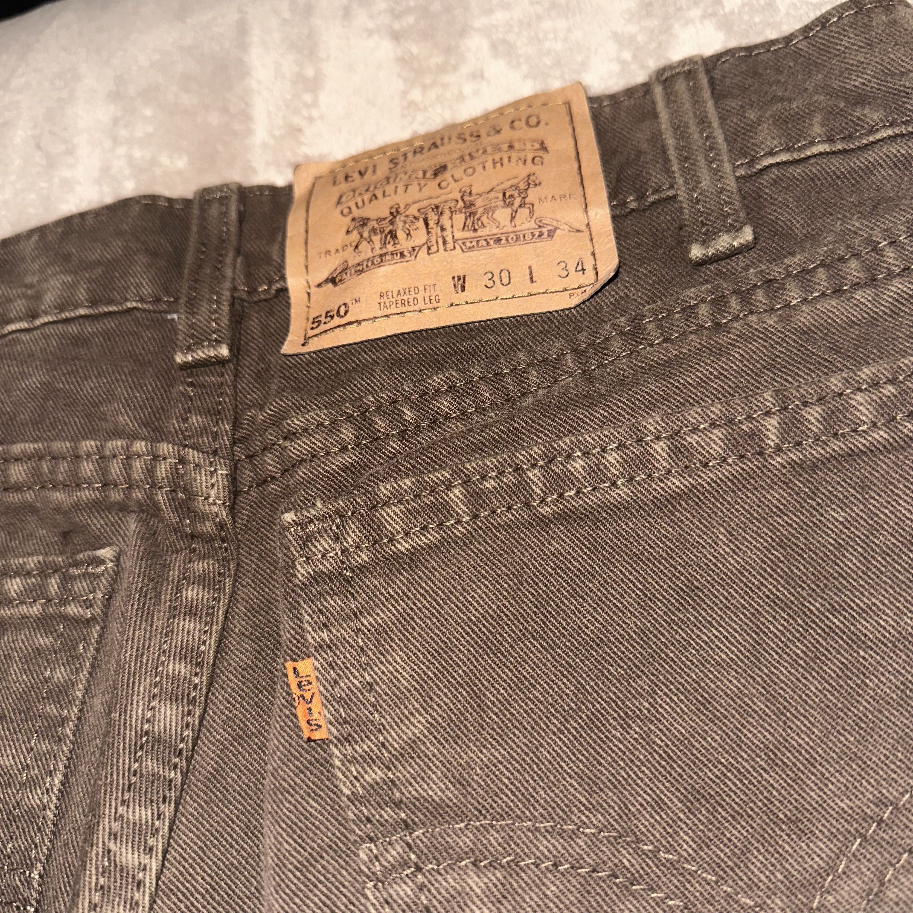 Levi's Vintage Levi's 550 Relaxed Fit Tapered Leg Jeans Size US 30 / EU 46 - 3 Thumbnail