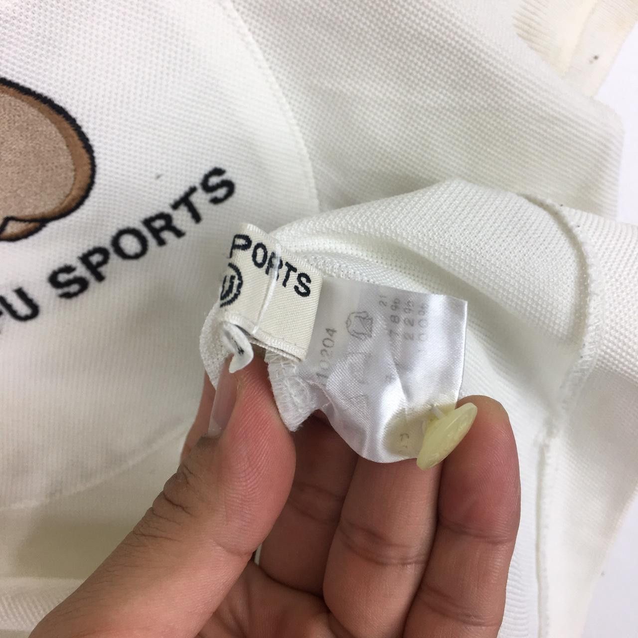 Vintage Vtg MU SPORT PARIS Cartoon Dog Embroidery Polo Tee Shirt Size US M / EU 48-50 / 2 - 4 Thumbnail