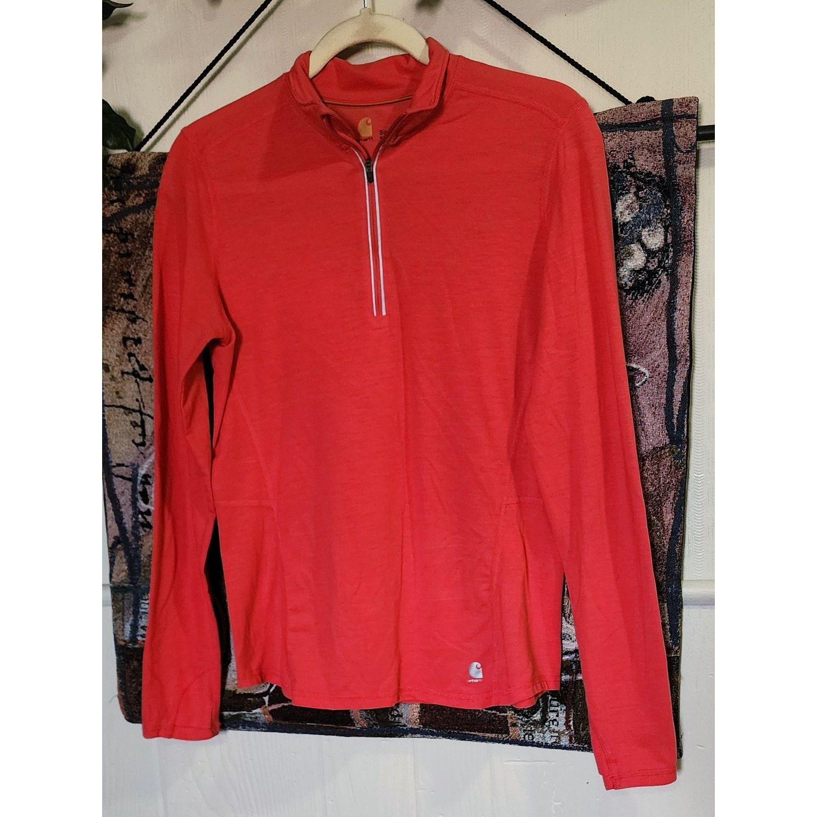 Carhartt Carhartt Force Women Quarter Zip Long Sleeve Pullover small Size S / US 4 / IT 40 - 1 Thumbnail
