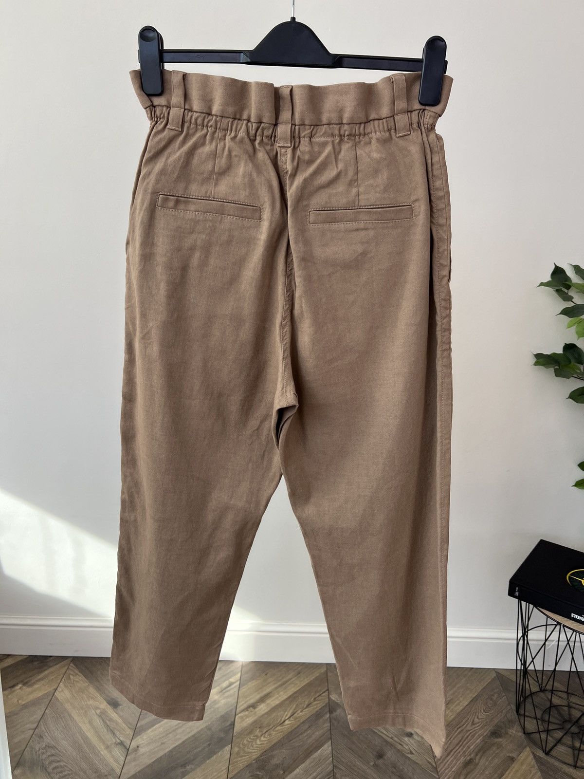 Brunello Cucinelli Vintage Brunello Cucinelli Women’s Linen Cotton Pants Size 28" / US 6 / IT 42 - 7 Thumbnail