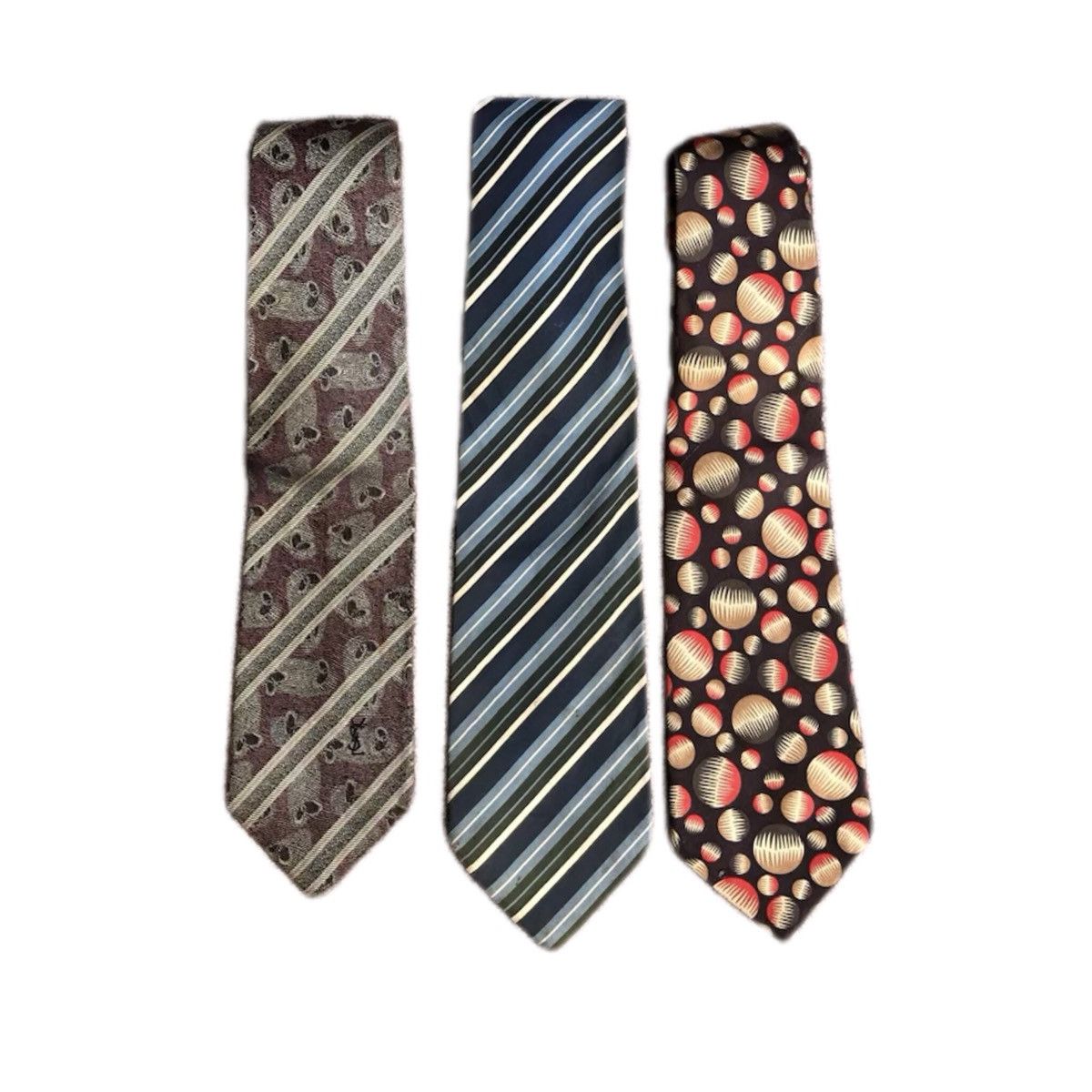 Yves Saint Laurent Combo 3 Tie Size ONE SIZE - 1 Thumbnail