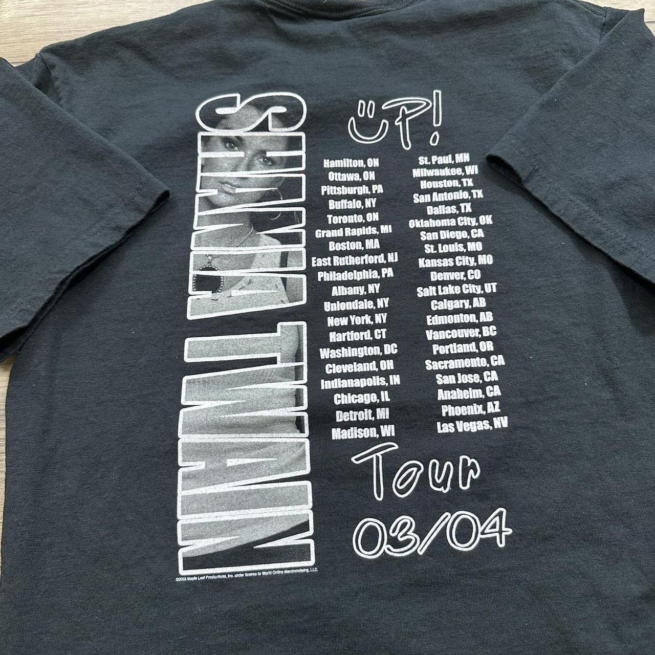 Anvil Vintage 2003 Shania Twain UP! Tour Tee Size US S / EU 44-46 / 1 - 7 Thumbnail