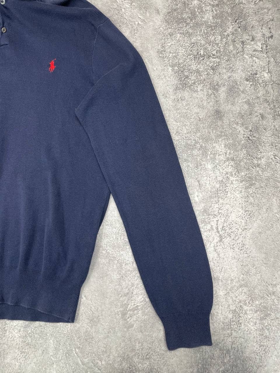 Polo Ralph Lauren Polo Ralph Lauren Men Knit Polo Sweater Classic Fit Navy Size US M / EU 48-50 / 2 - 4 Thumbnail