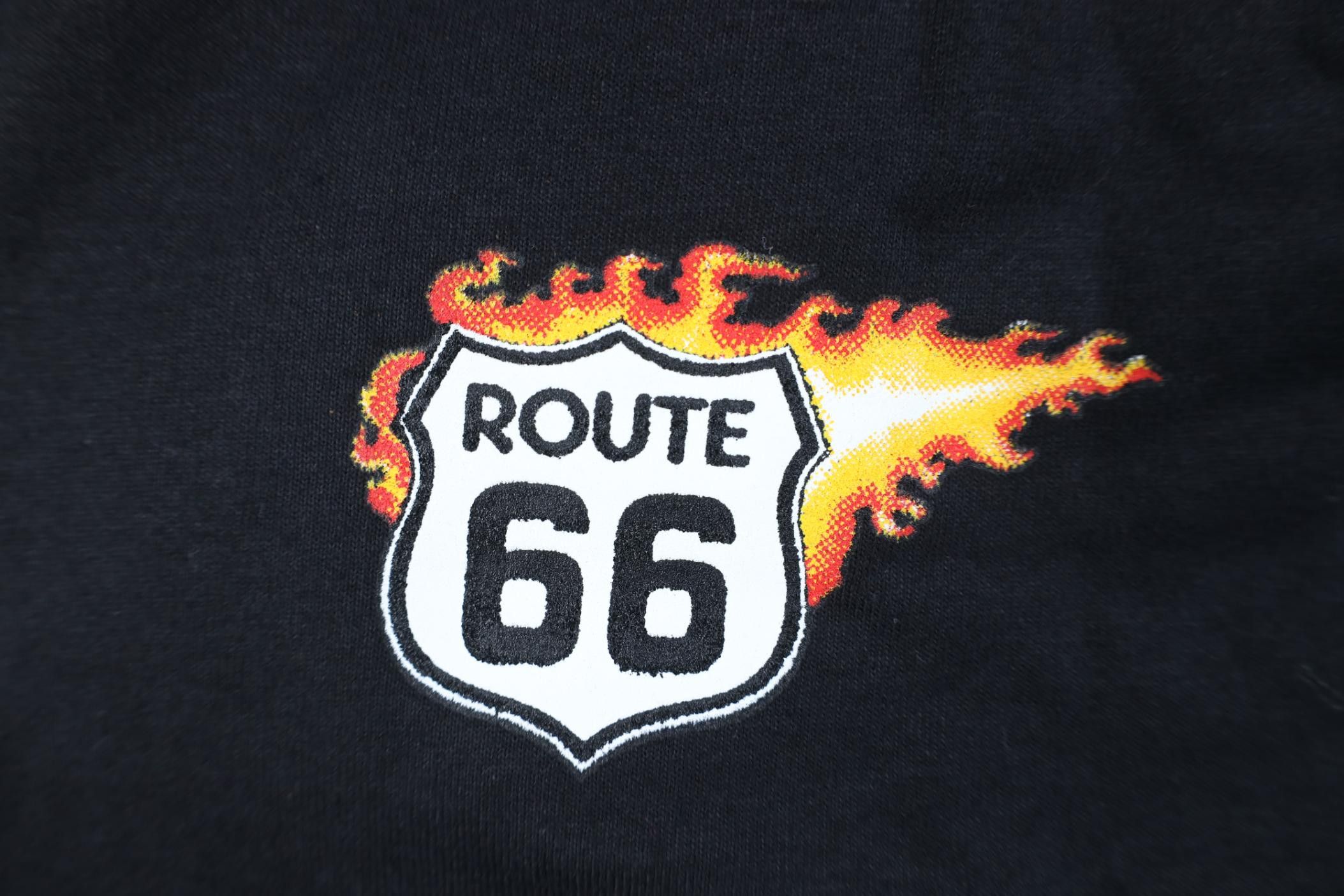 Vintage Vintage Y2K Streetwear Streets Fire Flames Racing T-Shirt Size US L / EU 52-54 / 3 - 4 Thumbnail
