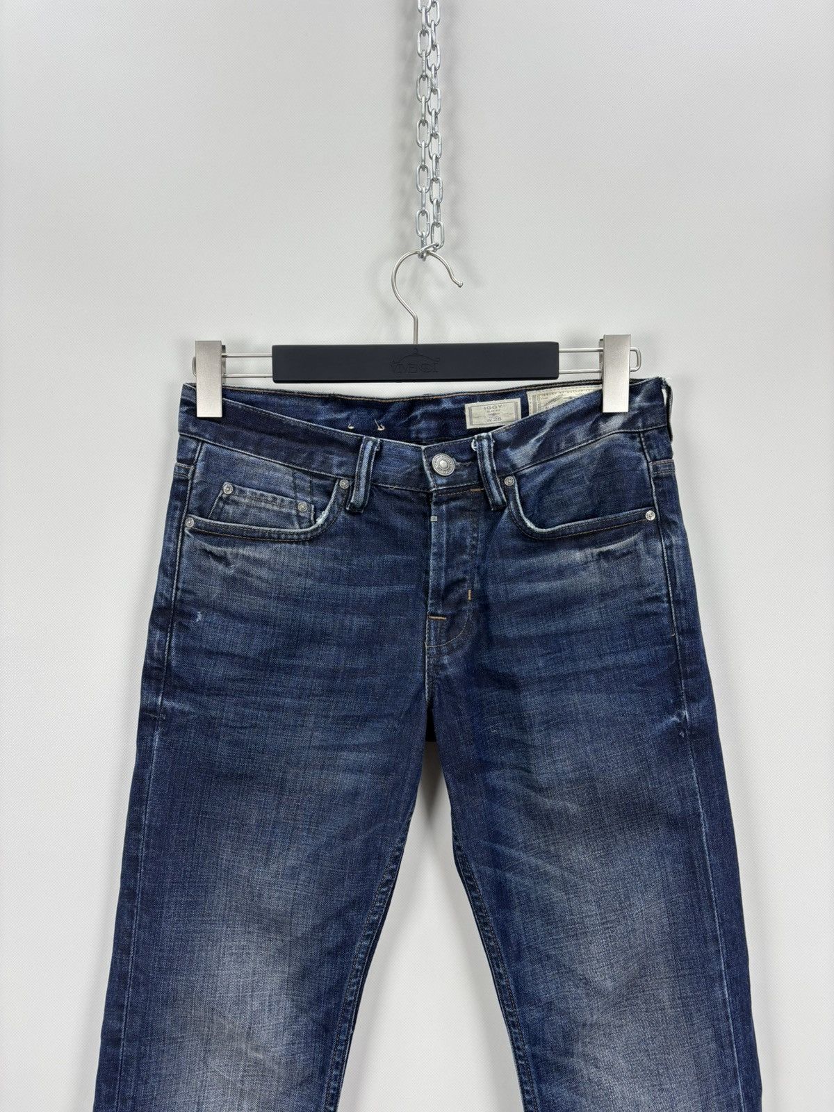 Allsaints Mens jeans All Saints Spitalfields Size 28 Color Blue Size US 28 / EU 44 - 3 Thumbnail