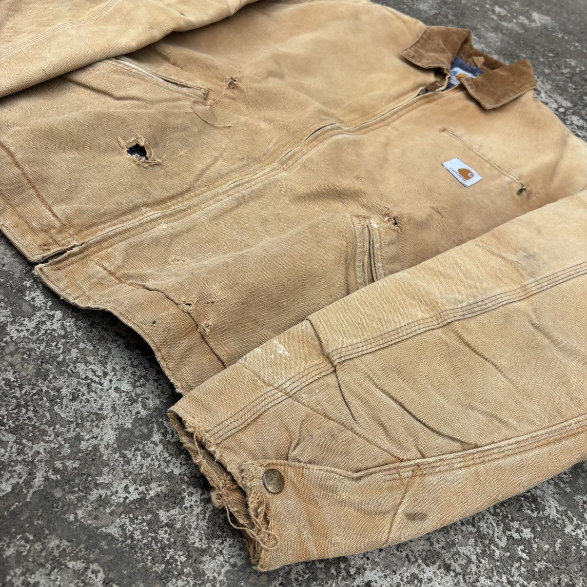 Carhartt Vintage Carhartt Detroit Tan Jacket Size US L / EU 52-54 / 3 - 5 Thumbnail