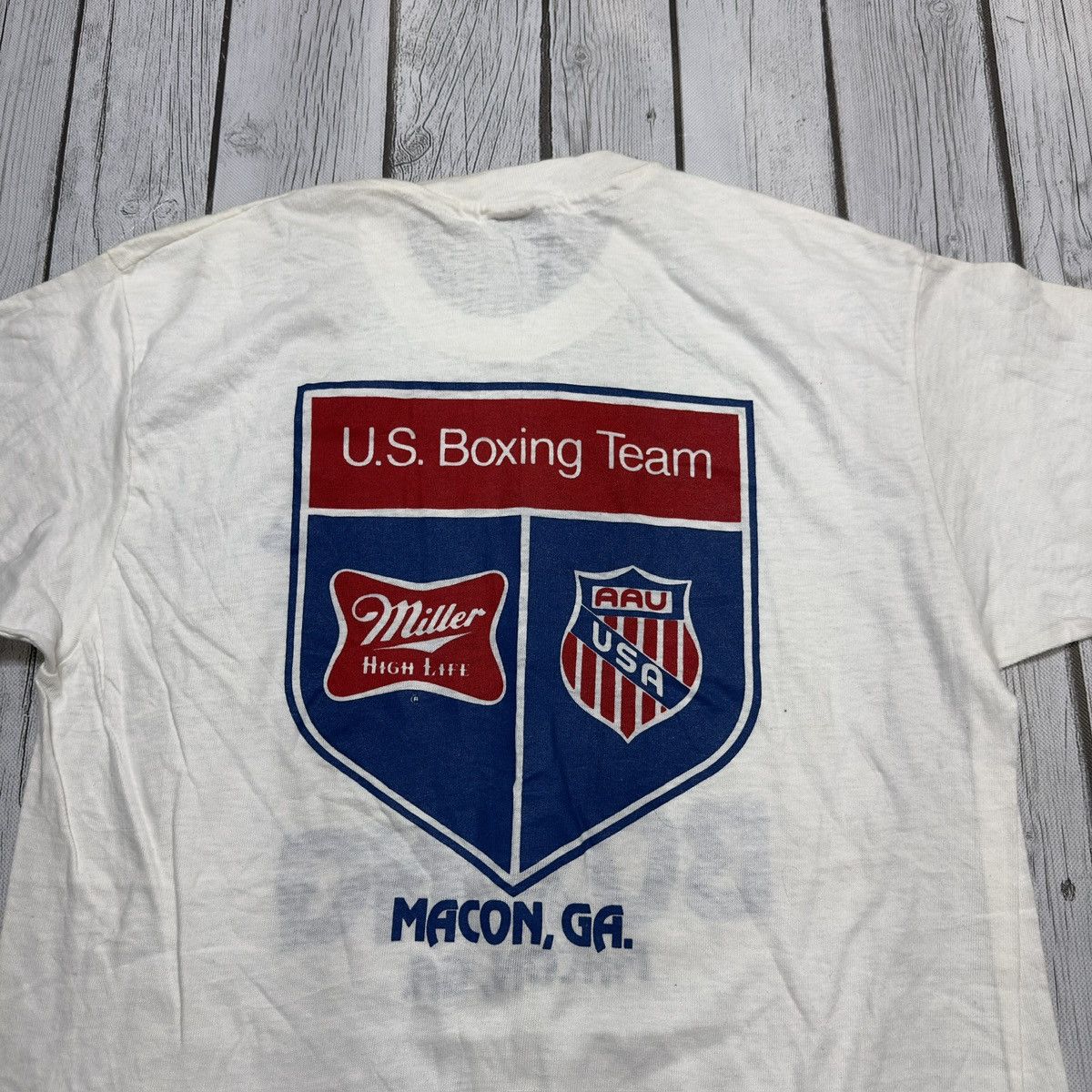 Hanes × Vintage Vintage US Boxing Team tee Size US M / EU 48-50 / 2 - 4 Thumbnail
