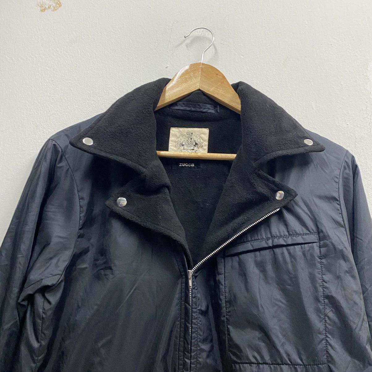 Zucca Vintage Zucca Nylon Biker Jacket Black Size US M / EU 48-50 / 2 - 10 Thumbnail