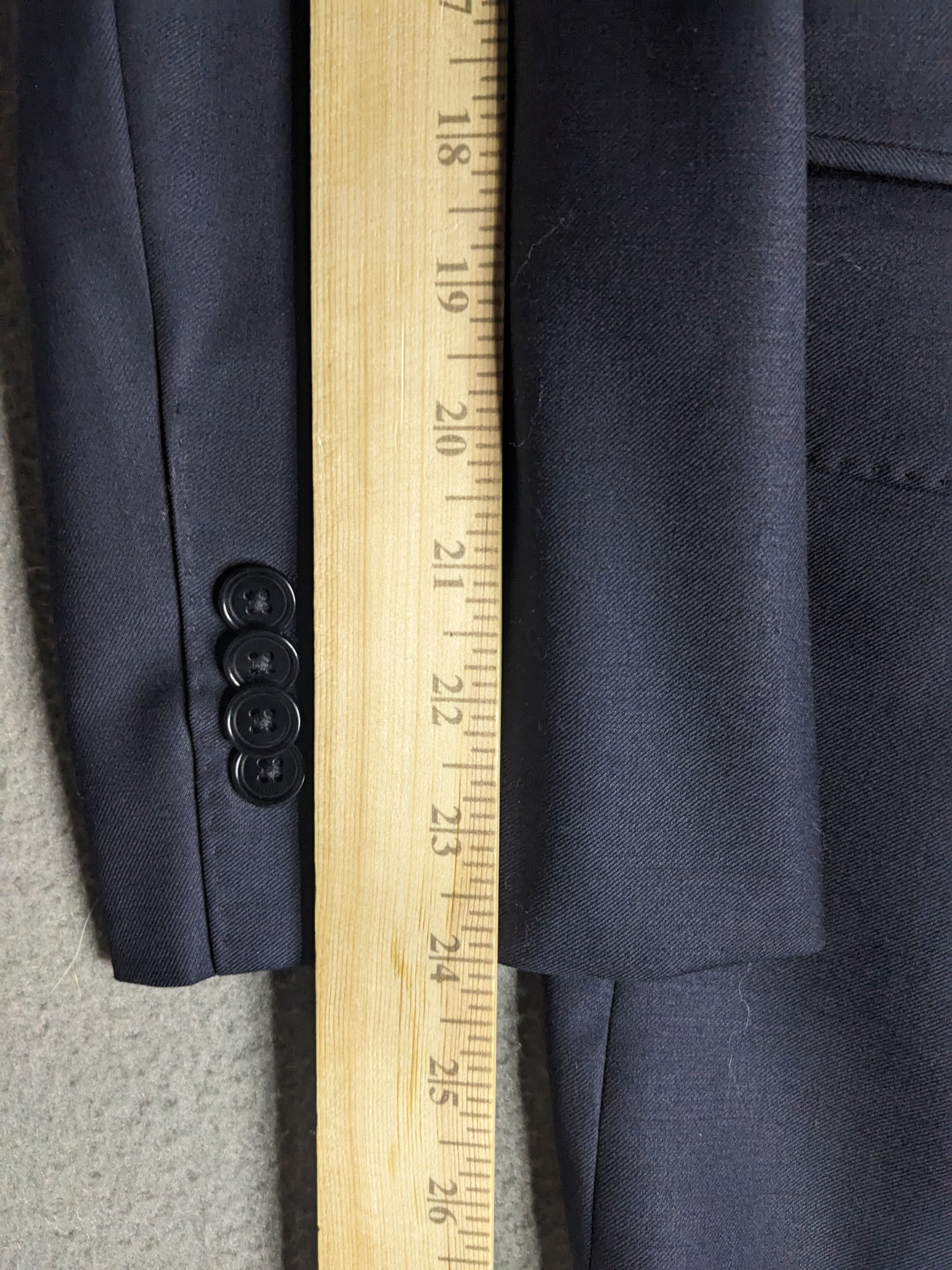 Spier & Mackay Spier MacKay Blazer Mens 42R Midnight Navy Wool Suit Jacket Size 42R - 12 Thumbnail