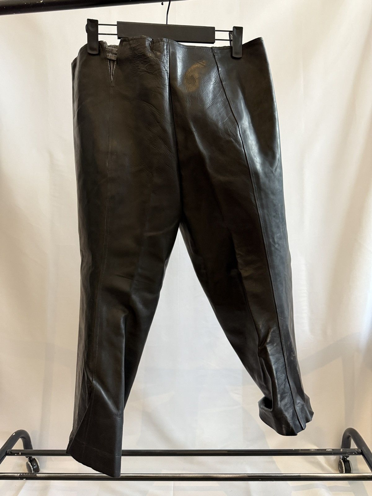 Carpe Diem C Diem Leather Pants/Shorts Black Size US 34 / EU 50 - 1 Thumbnail