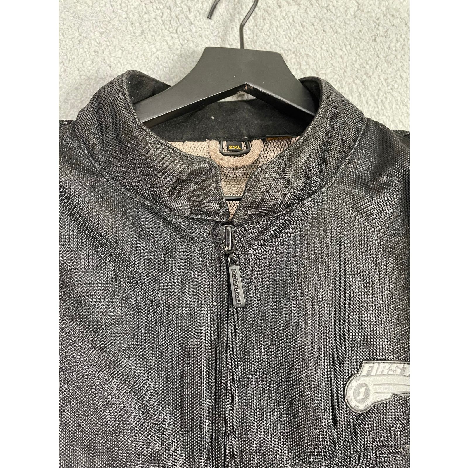 FirstGear FirstGear Men's 2XL Black Mesh Motorcycle Jacket Size US XXL / EU 58 / 5 - 14 Thumbnail