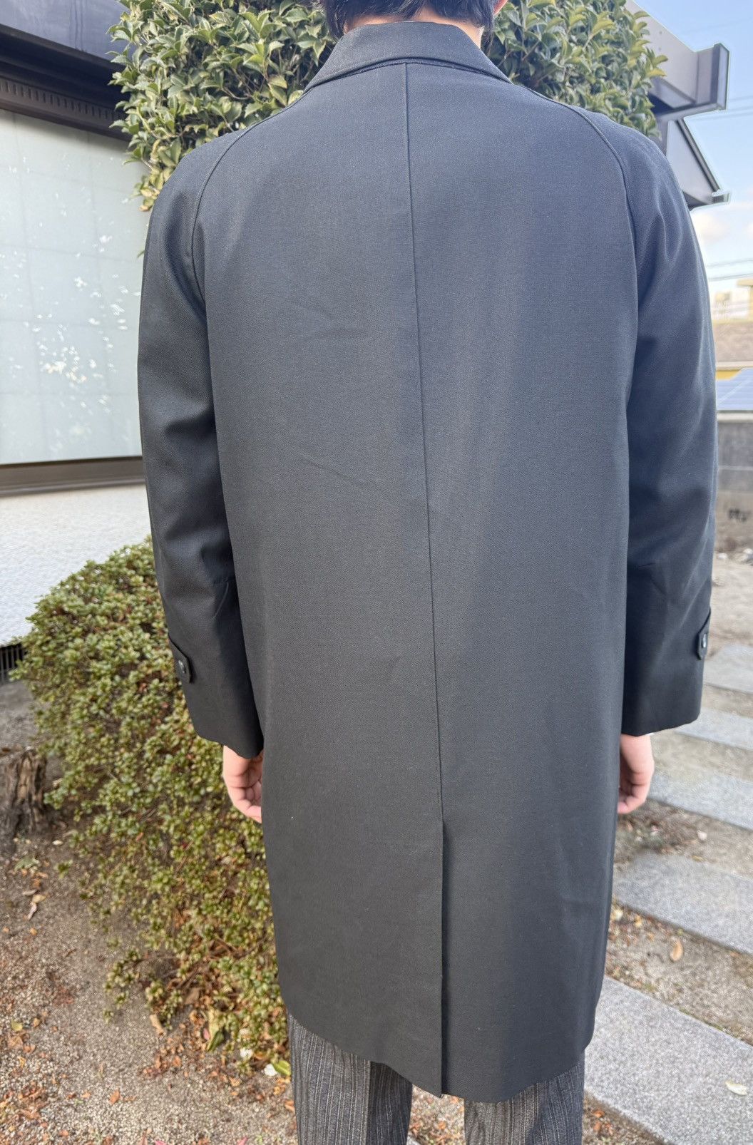 Other Spring&Autumn Vintage 1960s Japanese Serge Raglan Overcoat Size US L / EU 52-54 / 3 - 3 Thumbnail