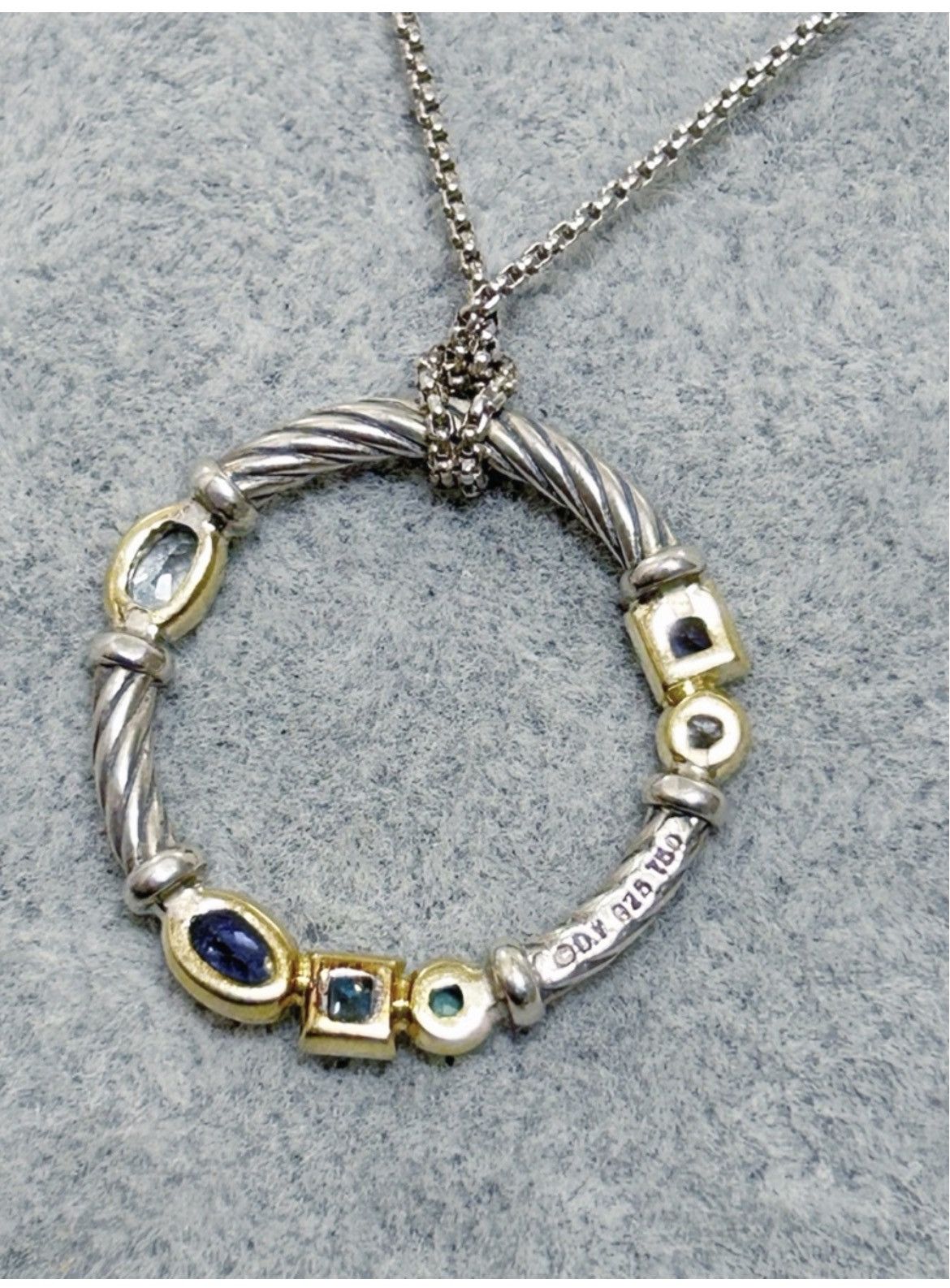 David Yurman Authentic David Yurman Confetti 925 & 14kt Gold Necklace Size ONE SIZE - 10 Thumbnail