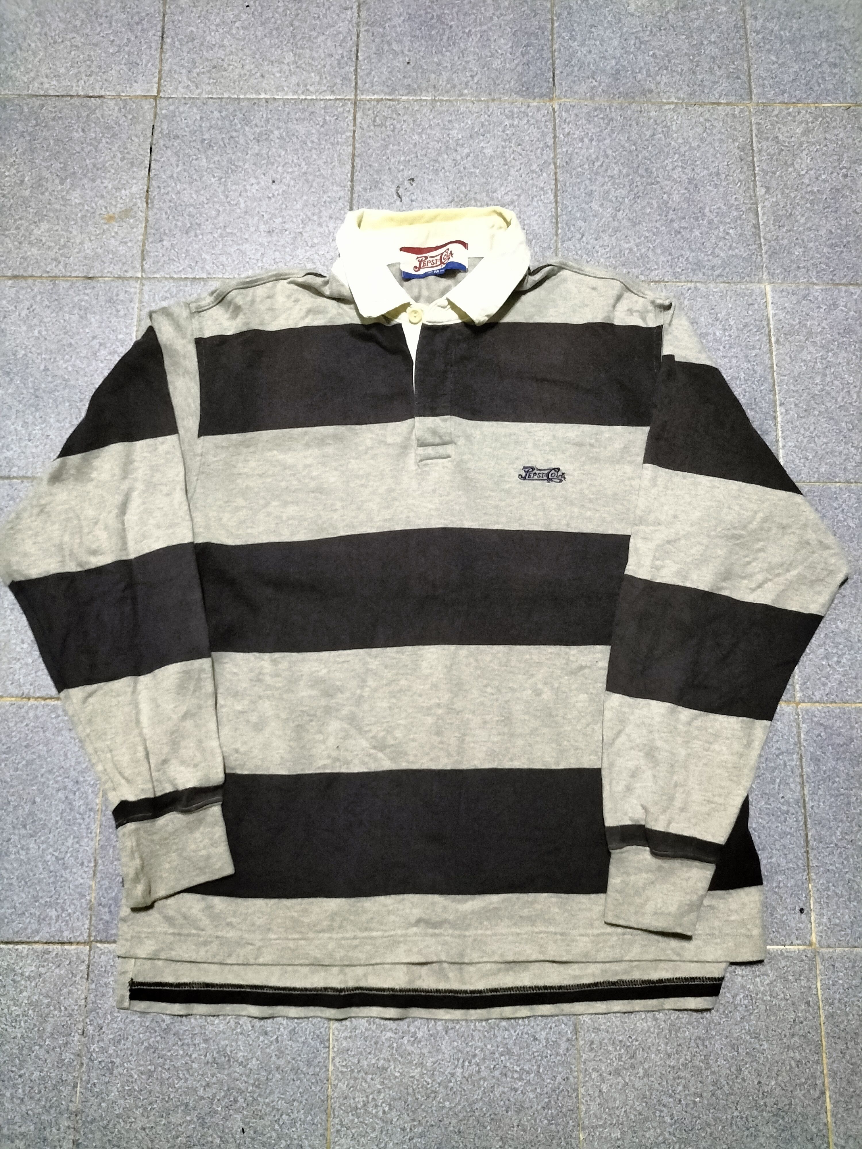 Coca Cola Vintage Pepsi Cola Polo Rugby Tee fashion sportswear Size US M / EU 48-50 / 2 - 1 Thumbnail