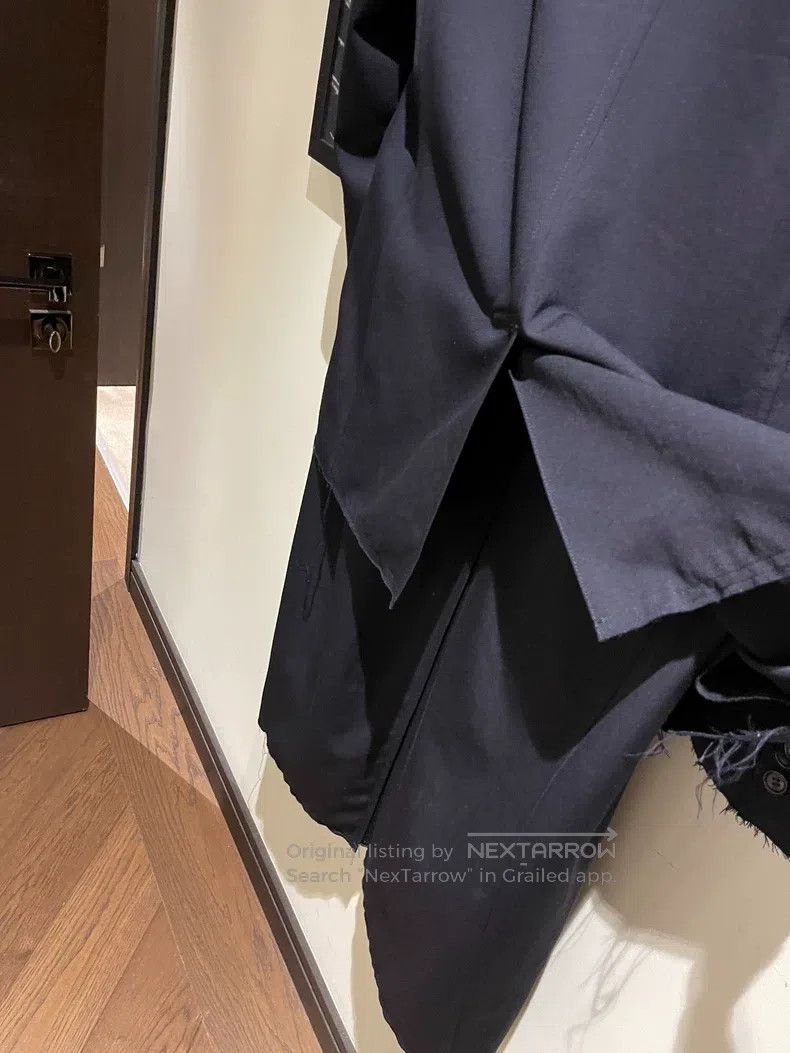 Comme des Garcons Comme Des Garcons White Line Double Layer Wool Trench Coat Size US L / EU 52-54 / 3 - 8 Thumbnail