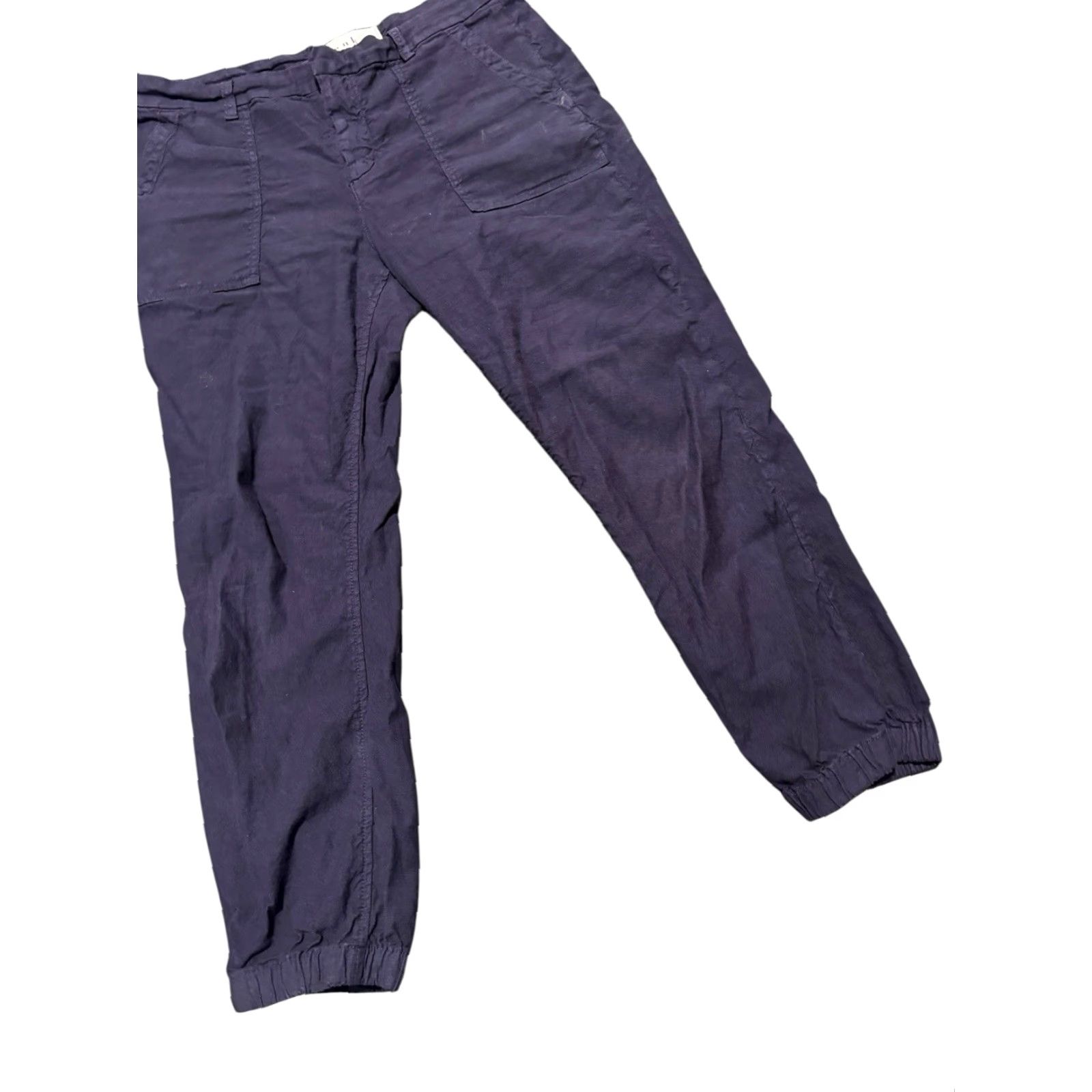 Frank & Eileen Frank & Eileen Size 10 Jameson Navy Linen Blend Jogger Pants Preppy Staple Size 34" / US 12 / IT 48 - 5 Thumbnail